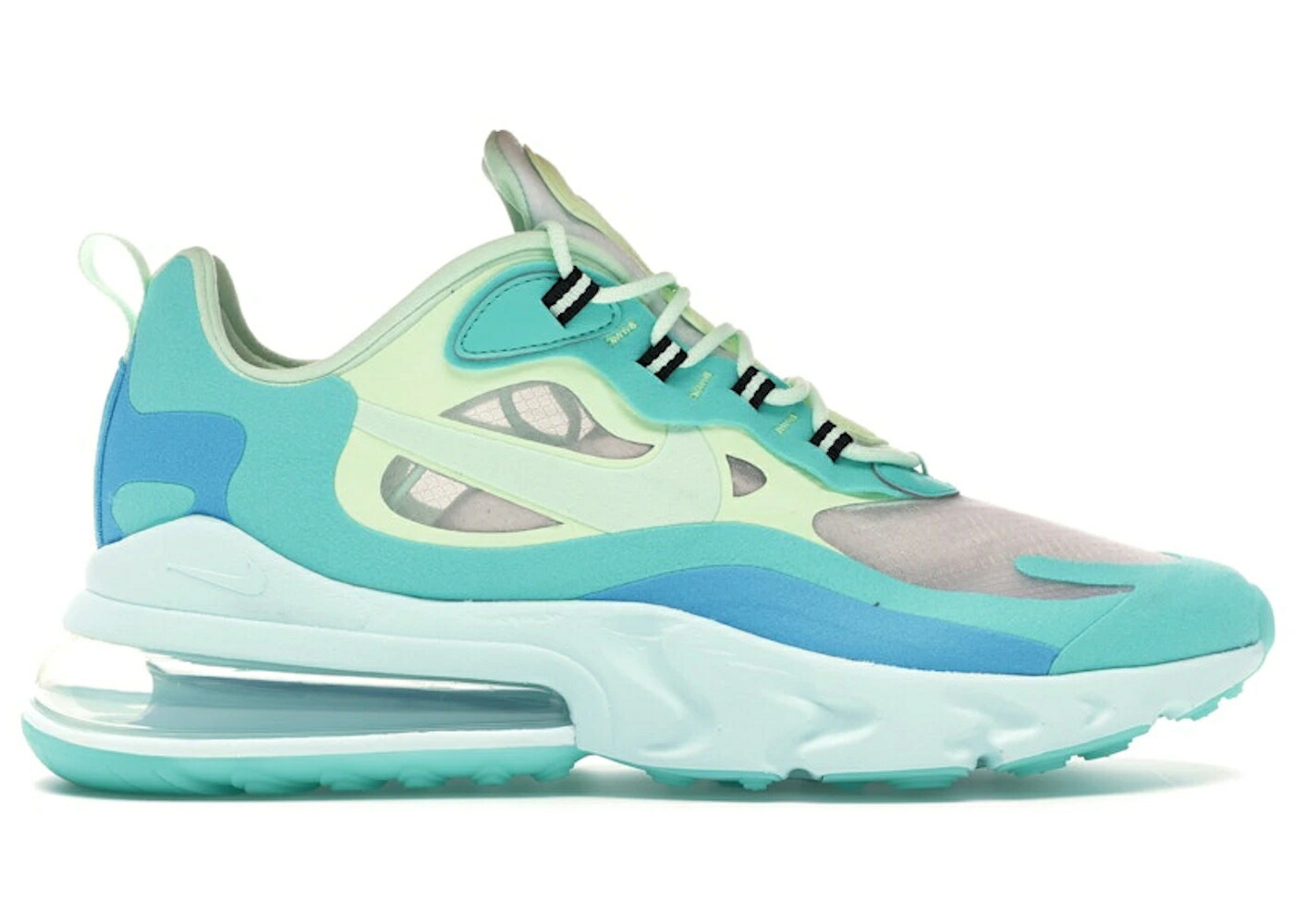 ナイキ マックス リアクト 翡翠 ジェード エアマックス スニーカー メンズ NIKE AIR MAX 270 REACT HYPER JADE / HYPER JADE FROSTED SPRUCE BARELY