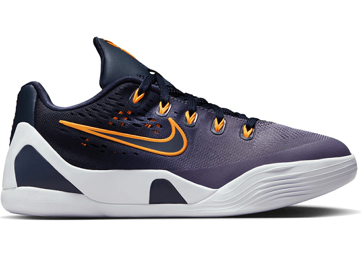 ナイキ コービー サンダー 青味 青み レーザ 橙 オレンジ色 御坊っちゃん キッズ NIKE KOBE 9 EM LOW FADE (GS) / THUNDER BLUE LASER ORANGE もの言う花 マタニティ スニーカー