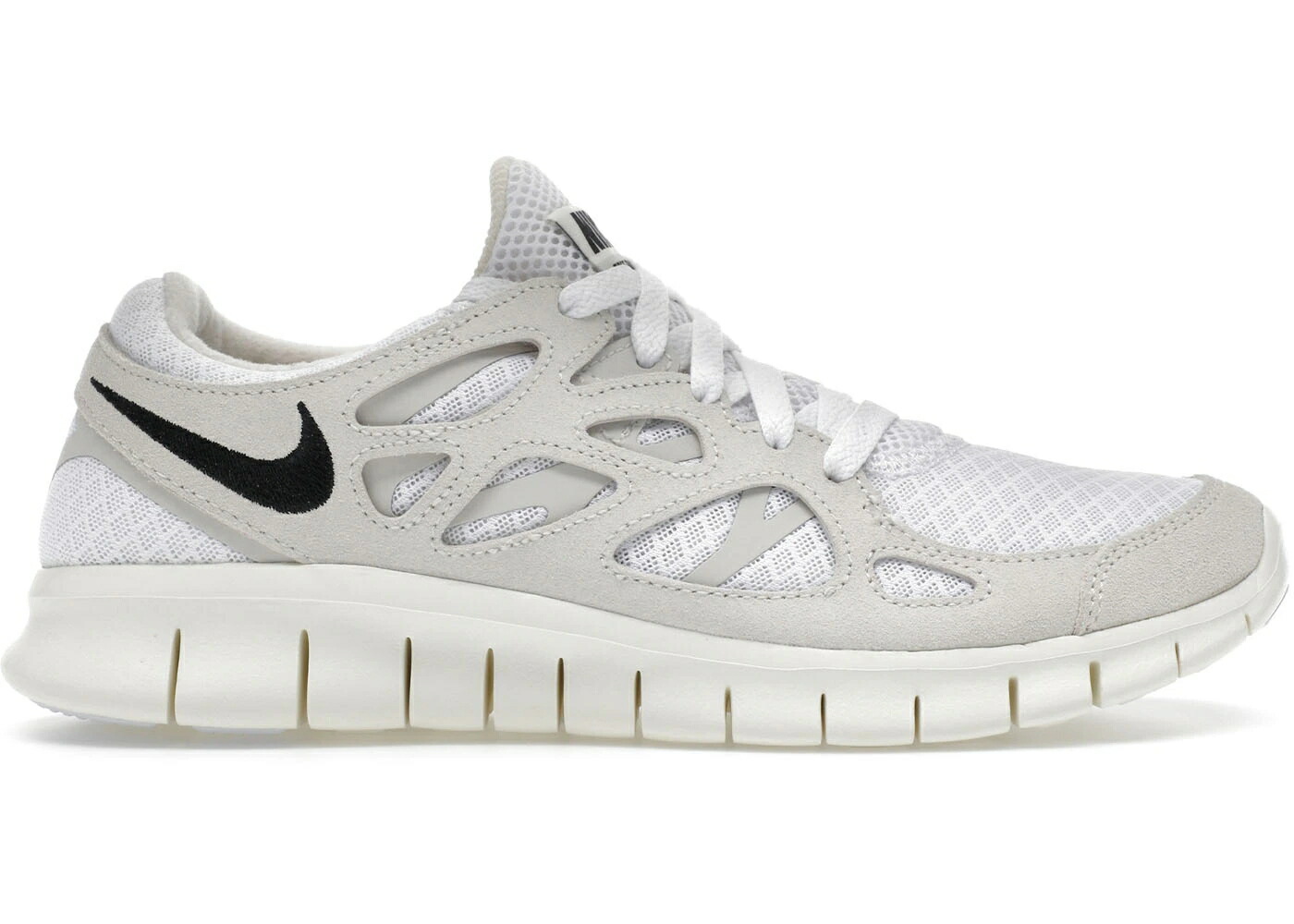 ナイキ 無償性 幽客 白いこと 白いこと 黒いこと 黒いこと WOMEN\u0027S スニーカー レディース NIKE FREE RUN 2 WHITE LIGHT BONE (WOMEN\u0027S) / WHITE BLACK LIGHT BONE PHANTOM