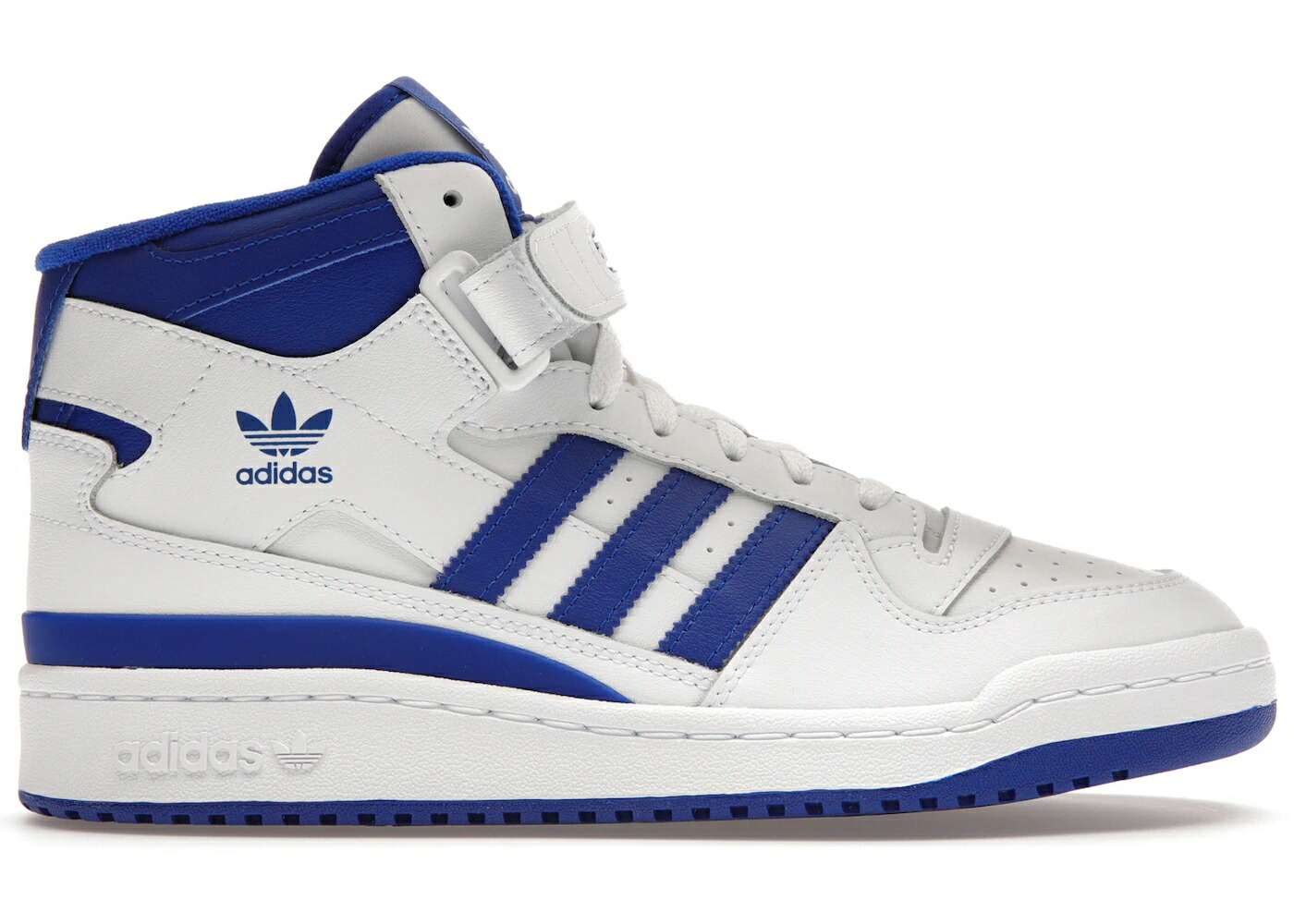 アディダス フォーラム ミッド 白色 ホワイト スニーカー メンズ ADIDAS FORUM MID WHITE ROYAL / WHITE ROYAL
