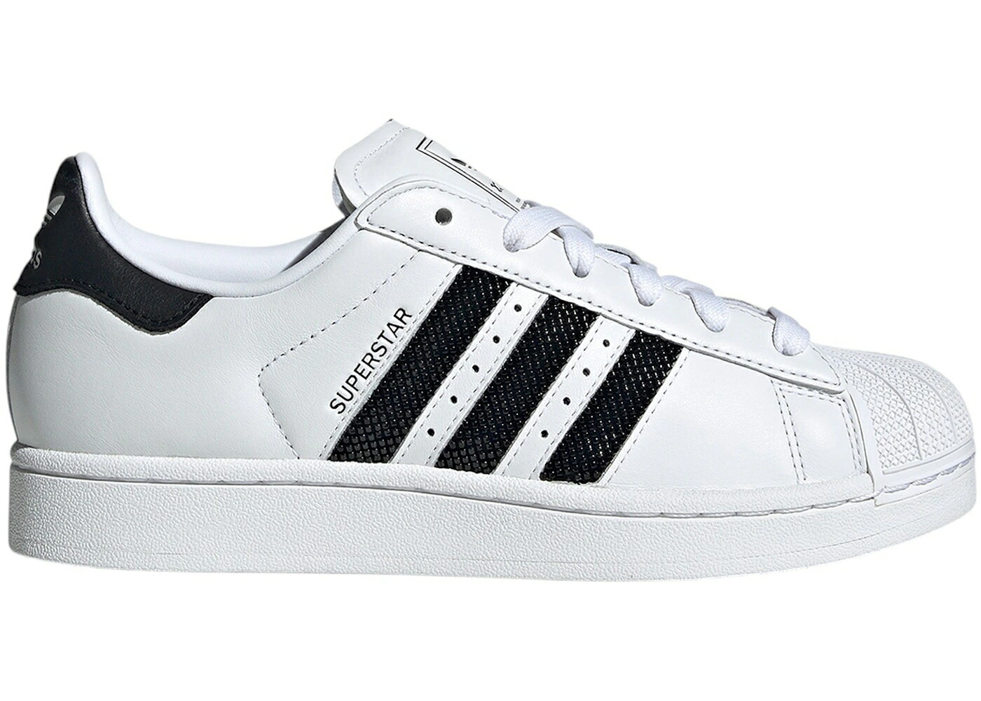 アディダス スーパースター 白色 ホワイト 黒色 ブラック コア WOMEN スニーカー レディース ADIDAS SUPERSTAR II WHITE BLACK BEADED STRIPES (WOMEN) / CLOUD WHITE CORE BLACK CLOUD