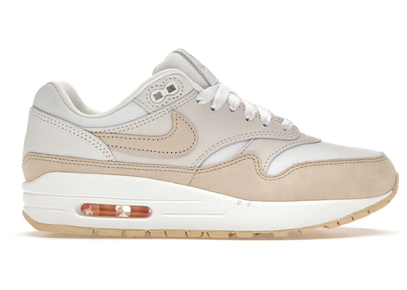 ナイキ マックス 割り増し金 白いこと 白いこと エア湖マックス WOMEN\u0027S スニーカー レディース NIKE AIR MAX 1 PREMIUM SANDDRIFT (WOMEN\u0027S) / SUMMIT WHITE SANDDRIFT PHANTOM スニーカー-靴-レディース靴