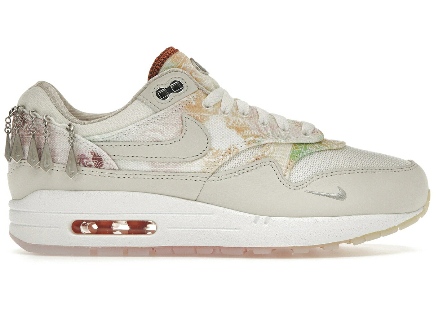 ナイキ マックス 金属元素 白いこと 白いこと 大気圏マックス \u002787 WOMEN\u0027S スニーカー レディース NIKE AIR MAX 1 METAL CHARMS PHANTOM MINT FOAM (WOMEN\u0027S) / WHITE PHANTOM WHITE MINT FOAM