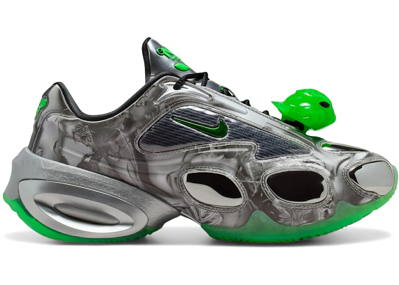 ナイキ マックス 銀色 シルバー 緑 グリーン エアマックス WOMEN スニーカー レディース NIKE AIR MAX MUSE WINDOWSEN METALLIC SILVER (WOMEN) / METALLIC SILVER RAGE GREEN