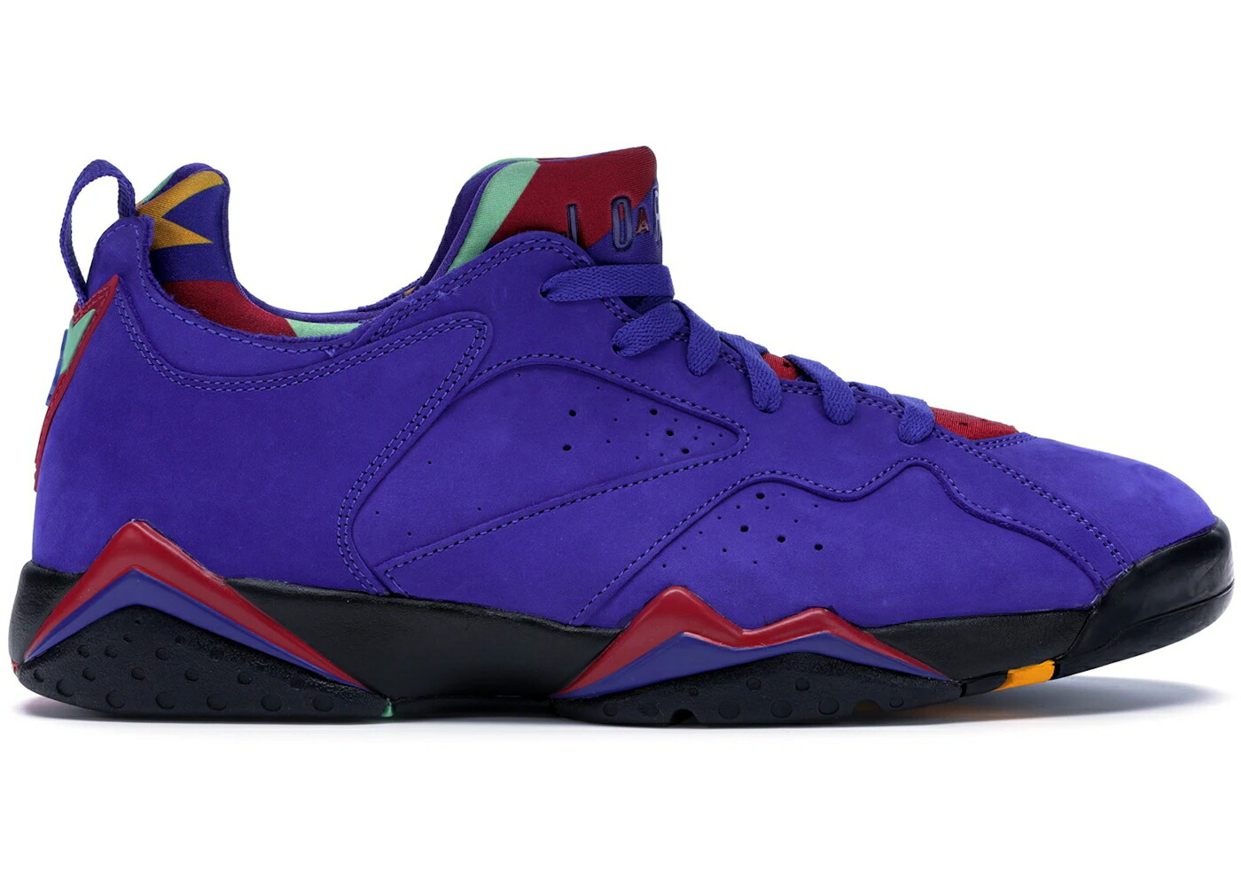 ナイキ ジョーダン 調和 コン吊りひも 黒いこと 黒いこと スニーカー メンズ JORDAN 7 RETRO LOW BRIGHT CONCORD / BRIGHT CONCORD TOURMALINE BLACK