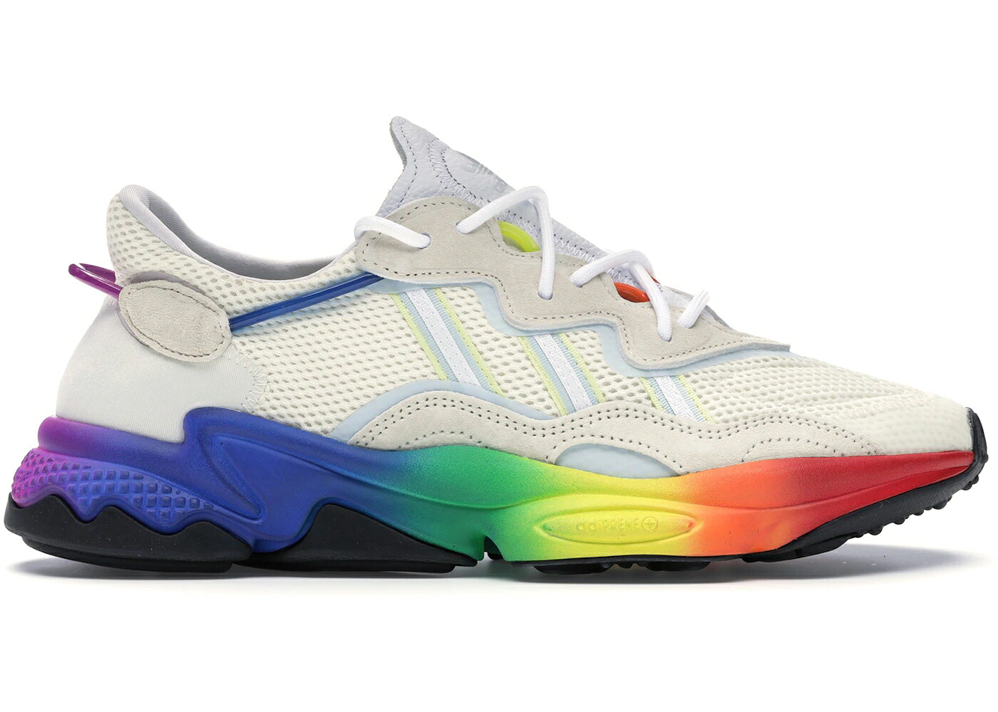 アディダス 白いこと 白いこと 青味 青み 中核グループ 黒いこと 黒いこと スニーカー メンズ ADIDAS OZWEEGO PRIDE (2019) / OFF WHITE BLUE TINT CORE BLACK