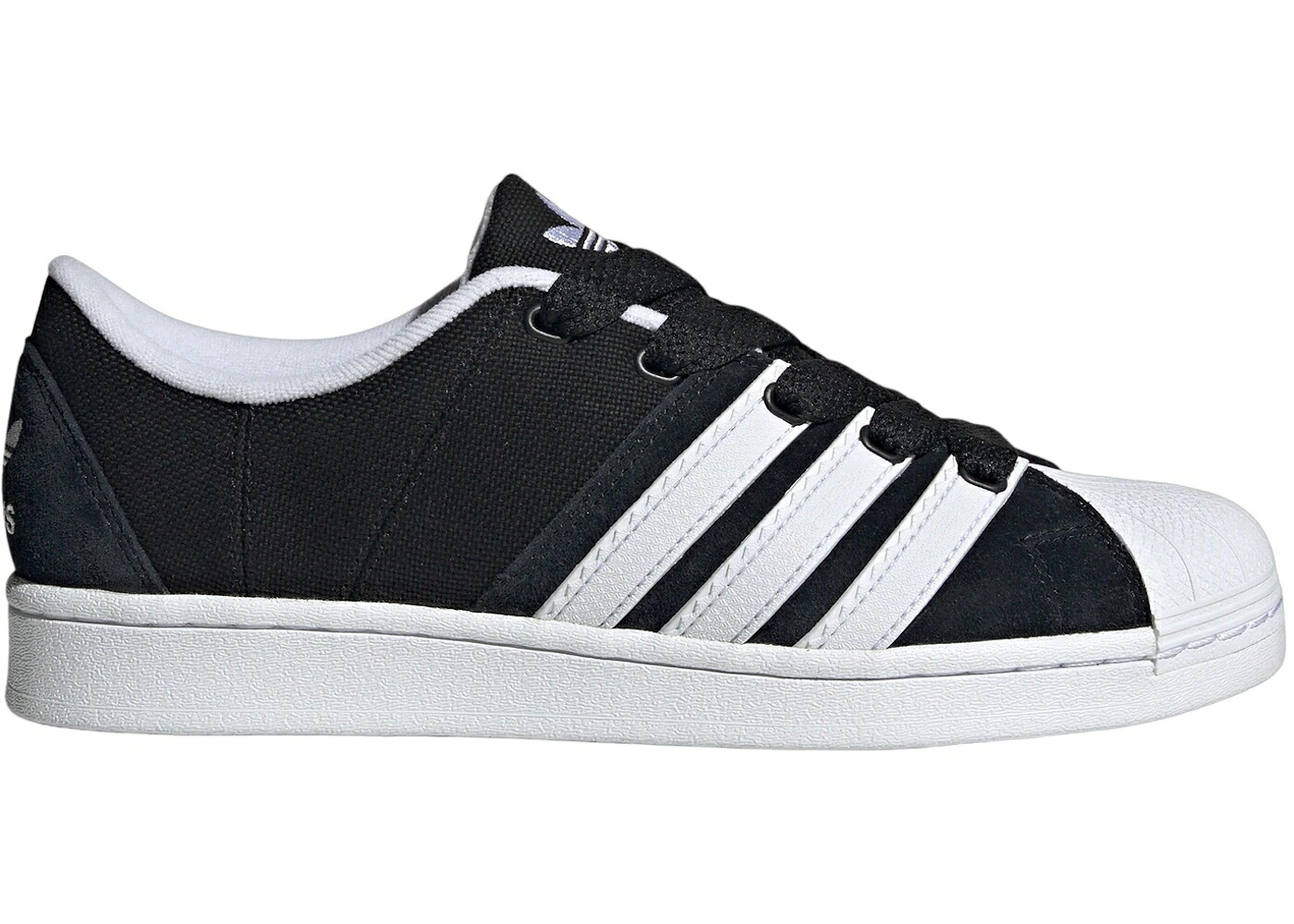 アディダス スーパースター コア 黒色 ブラック 白色 ホワイト スニーカー メンズ ADIDAS SUPERSTAR SUPERMODIFIED CORE BLACK CLOUD WHITE / CORE BLACK CLOUD WHITE CLOUD