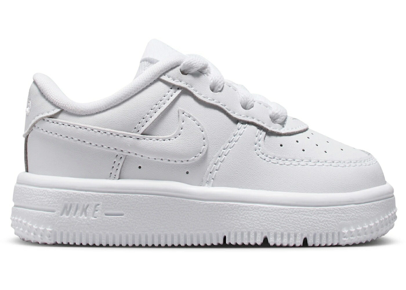 ナイキ 白色 ホワイト ジュニア キッズ NIKE FORCE 1 LOW WHITE (TD) / WHITE WHITE WHITE WHITE