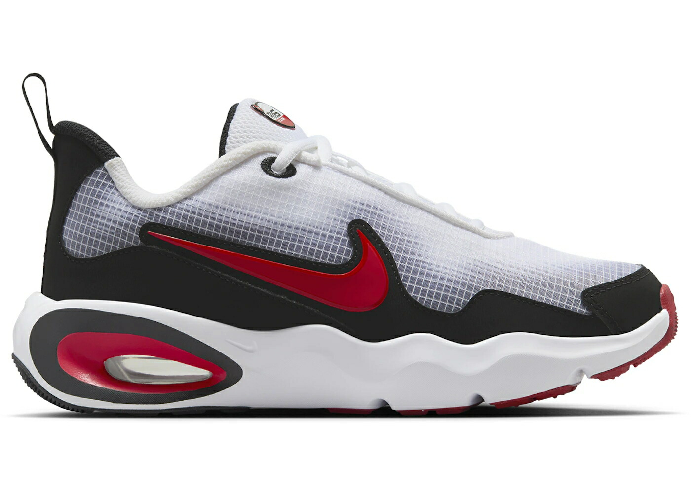 ナイキ マックス 白色 ホワイト 黒色 ブラック 赤 レッド エアマックス ジュニア キッズ NIKE AIR MAX NOVA WHITE BLACK UNIVERSITY RED (GS) / WHITE BLACK UNIVERSITY RED ベビー マタニティ スニーカー