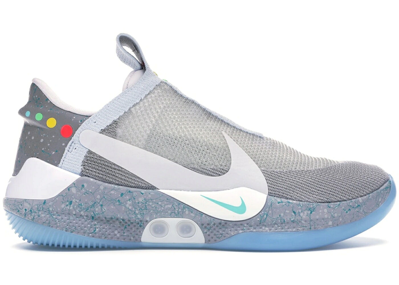 ナイキ アダプト 薄墨色 薄墨色 しろがね色 しろがね色 スニーカー メンズ NIKE ADAPT BB MAG (CHINA) / WOLF GREY REFLECT SILVER