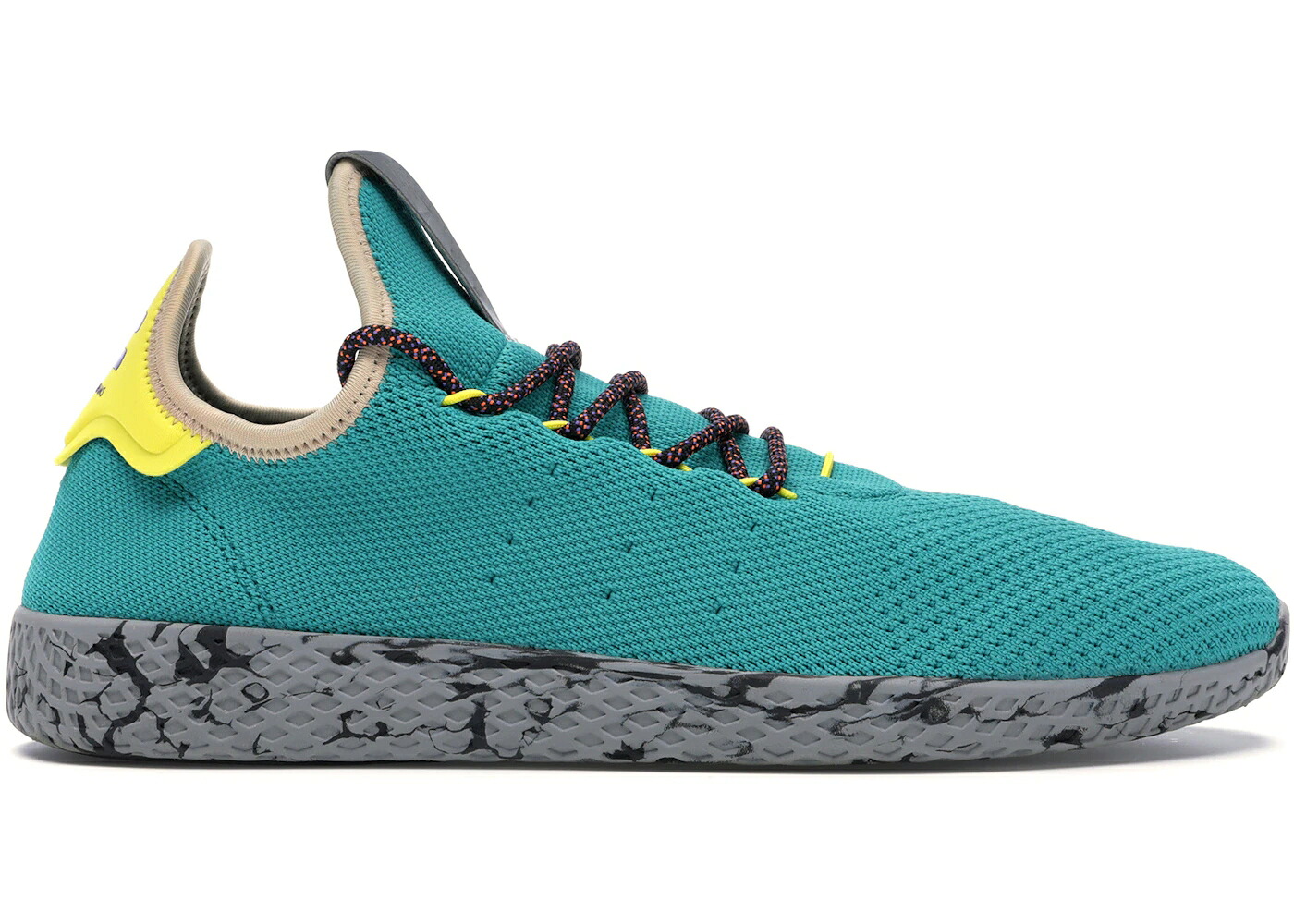 アディダス 庭球 紫 パープル ナイト爵 中核グループ 黒いこと 黒いこと スニーカー メンズ ADIDAS TENNIS HU PHARRELL TEAL / PURPLE NIGHT MARINE CORE BLACK