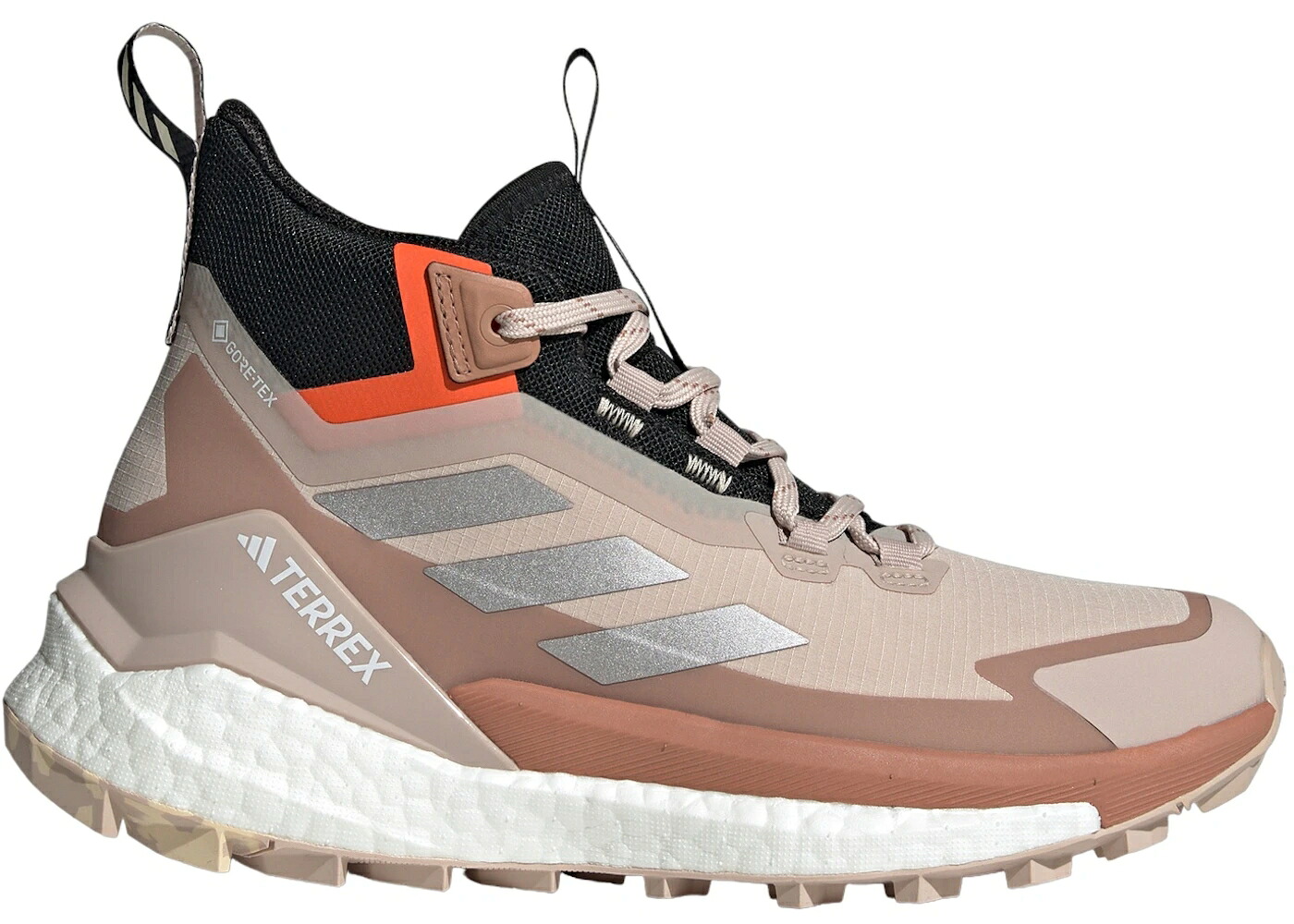 アディダス 無償性 ゴアテックス 差しひびき 橙 オレンジ色 2.0 MET. WOMEN\u0027S スニーカー レディース ADIDAS TERREX FREE HIKER GORE-TEX WONDER TAUPE IMPACT ORANGE (WOMEN\u0027S) / WONDER TAUPE TAUPE MET. IMPACT