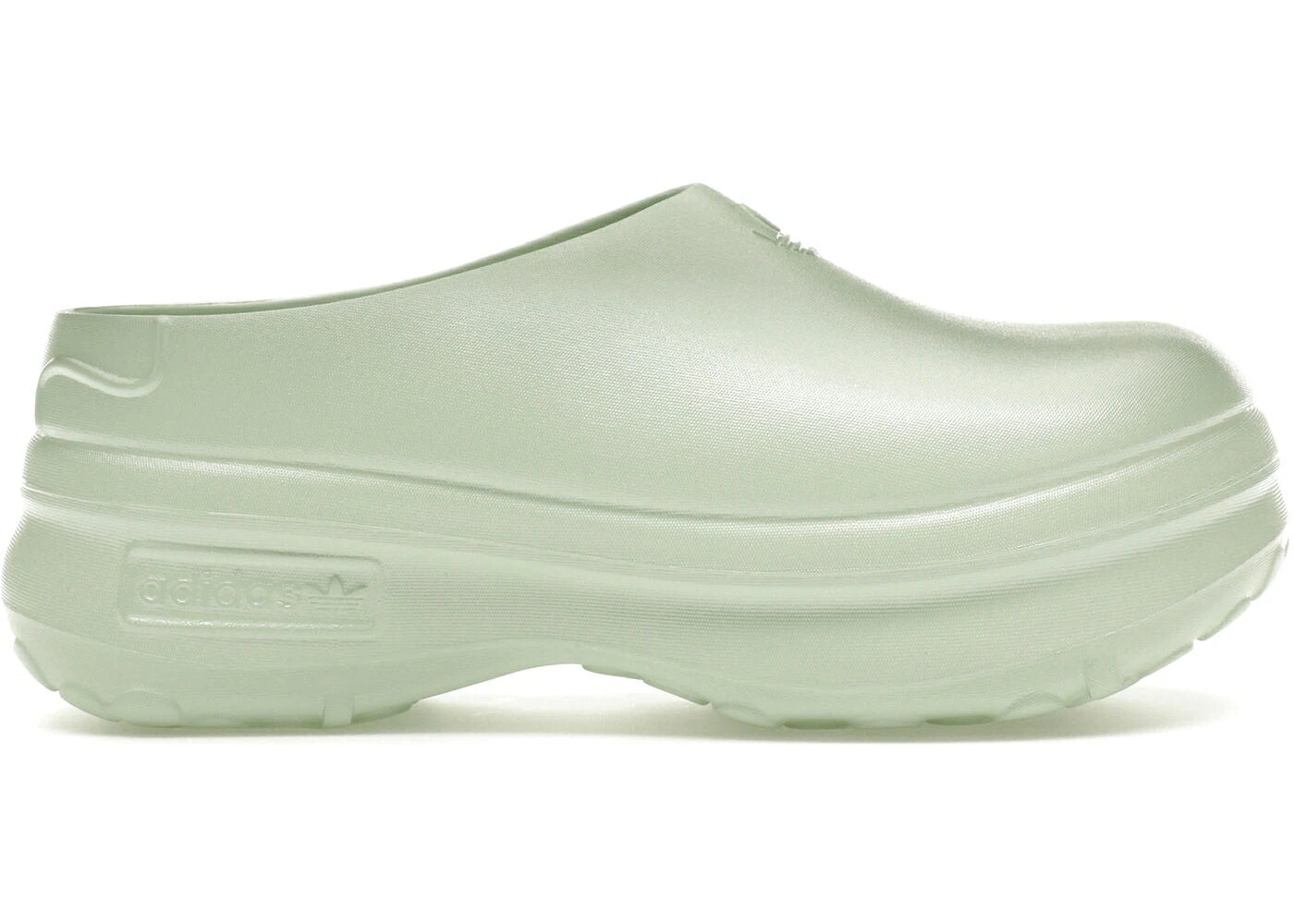 アディダス 緑 グリーン 白色 ホワイト スタンスミス WOMEN'S スニーカー レディース ADIDAS ADIFOM STAN SMITH MULE LINEN GREEN (WOMEN'S) / LINEN GREEN METALLIC CLOUD WHITE