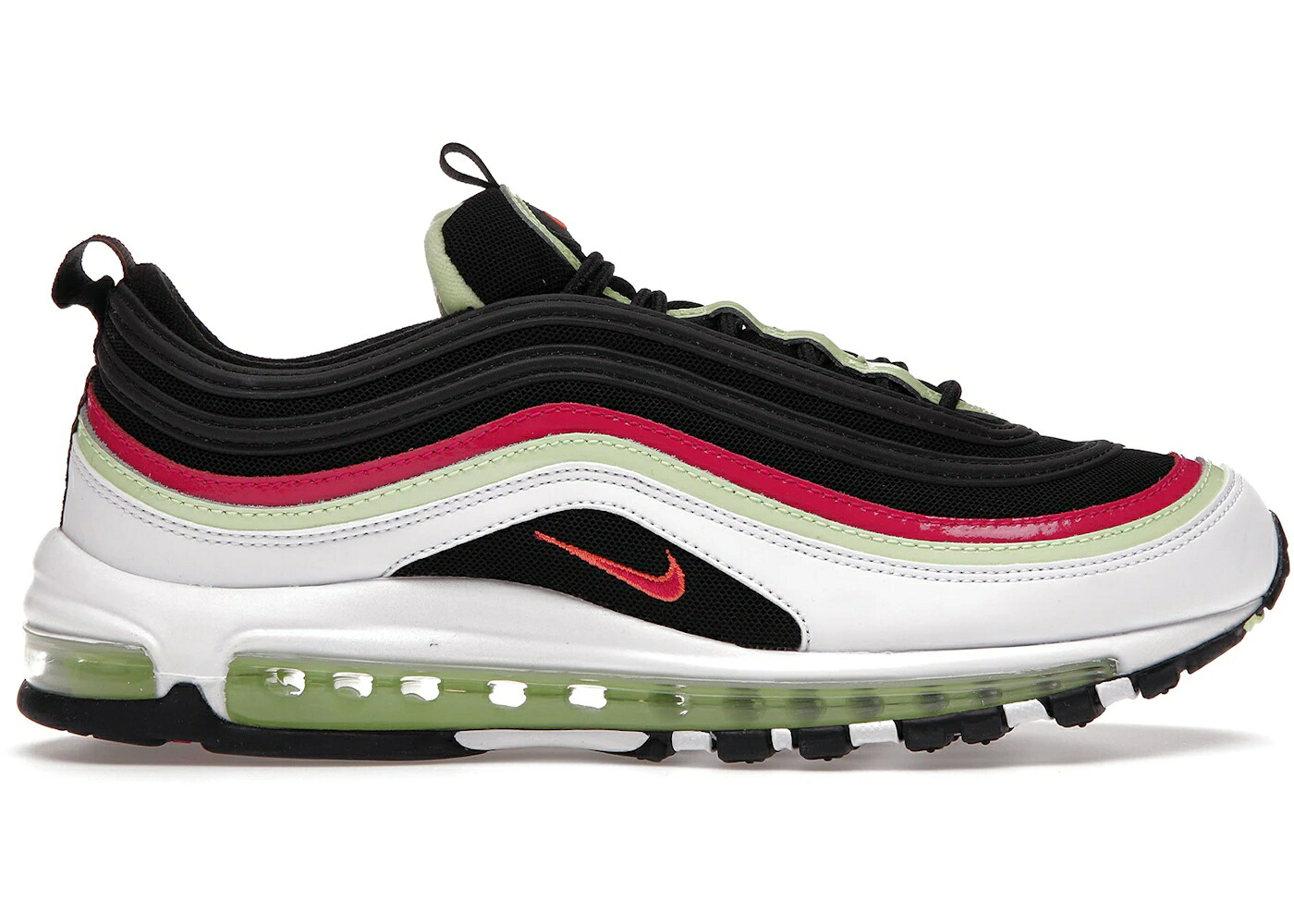 ナイキ マックス 白色 ホワイト 黒色 ブラック エアマックス スニーカー メンズ NIKE AIR MAX 97 WORLD TOUR / WHITE FIREBERRY BLACK｜スニケス