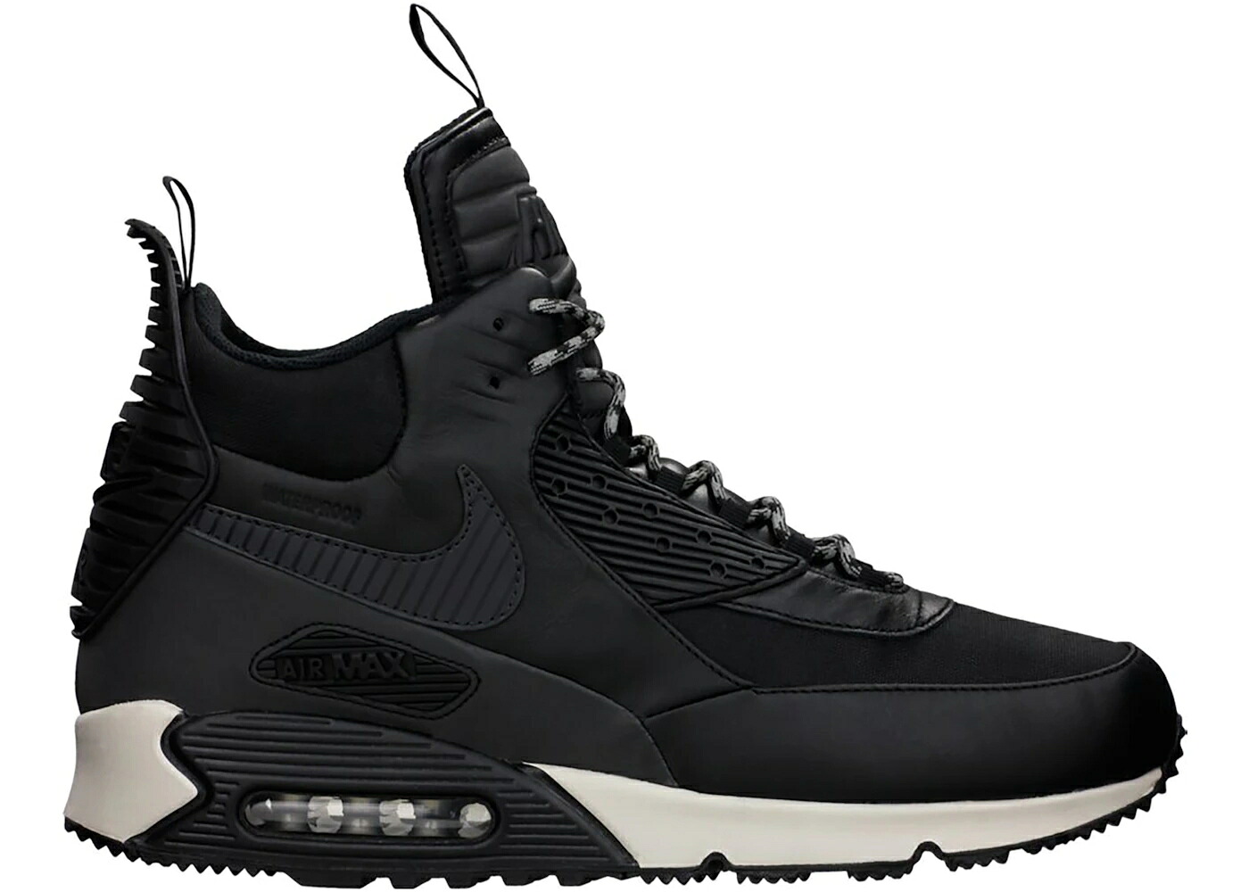 ナイキ マックス 黒色 ブラック 灰色 グレー エアマックス スニーカー メンズ NIKE AIR MAX 90 SNEAKERBOOT BLACK MAGNET GREY / BLACK BLACK BLACK MAGNET GREY｜スニケス