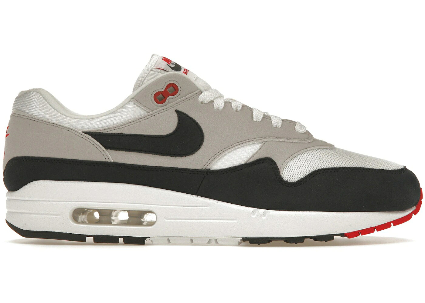 ナイキ マックス 白いこと 白いこと 薄墨色 薄墨色 エア湖マックス スニーカー メンズ NIKE AIR MAX 1 ANNIVERSARY OBSIDIAN / WHITE DARK OBSIDIAN NEUTRAL GREY