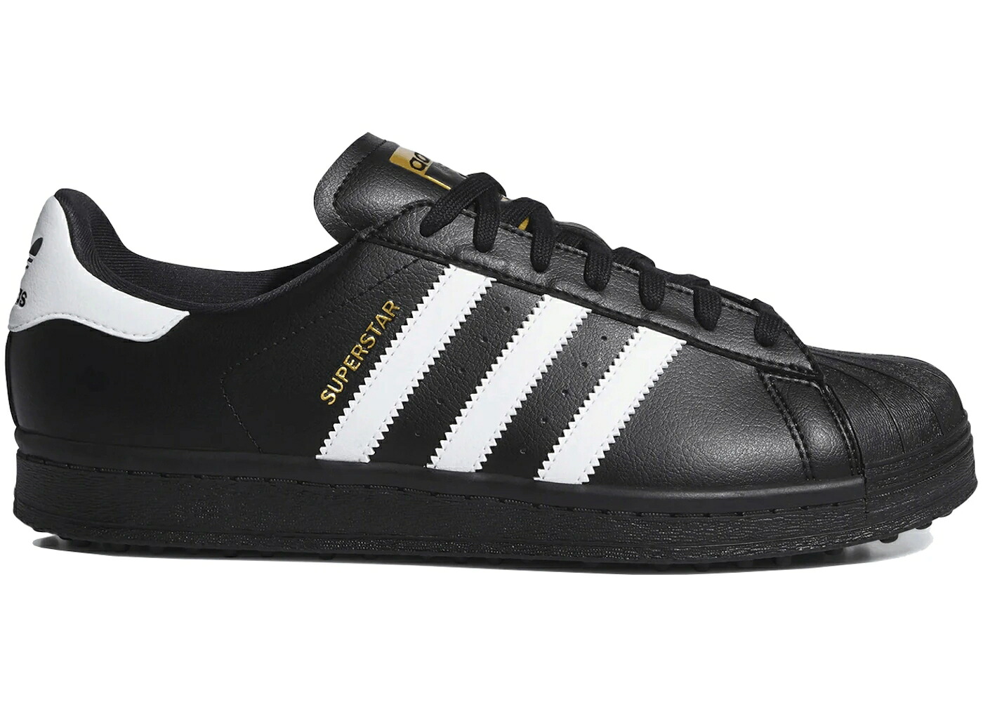 アディダス はやりっ児 黒いこと 黒いこと 白いこと 白いこと 中核グループ ゴールド スニーカー メンズ ADIDAS SUPERSTAR SPIKELESS BLACK WHITE / CORE BLACK CLOUD WHITE GOLD メンズ靴-スニーカー