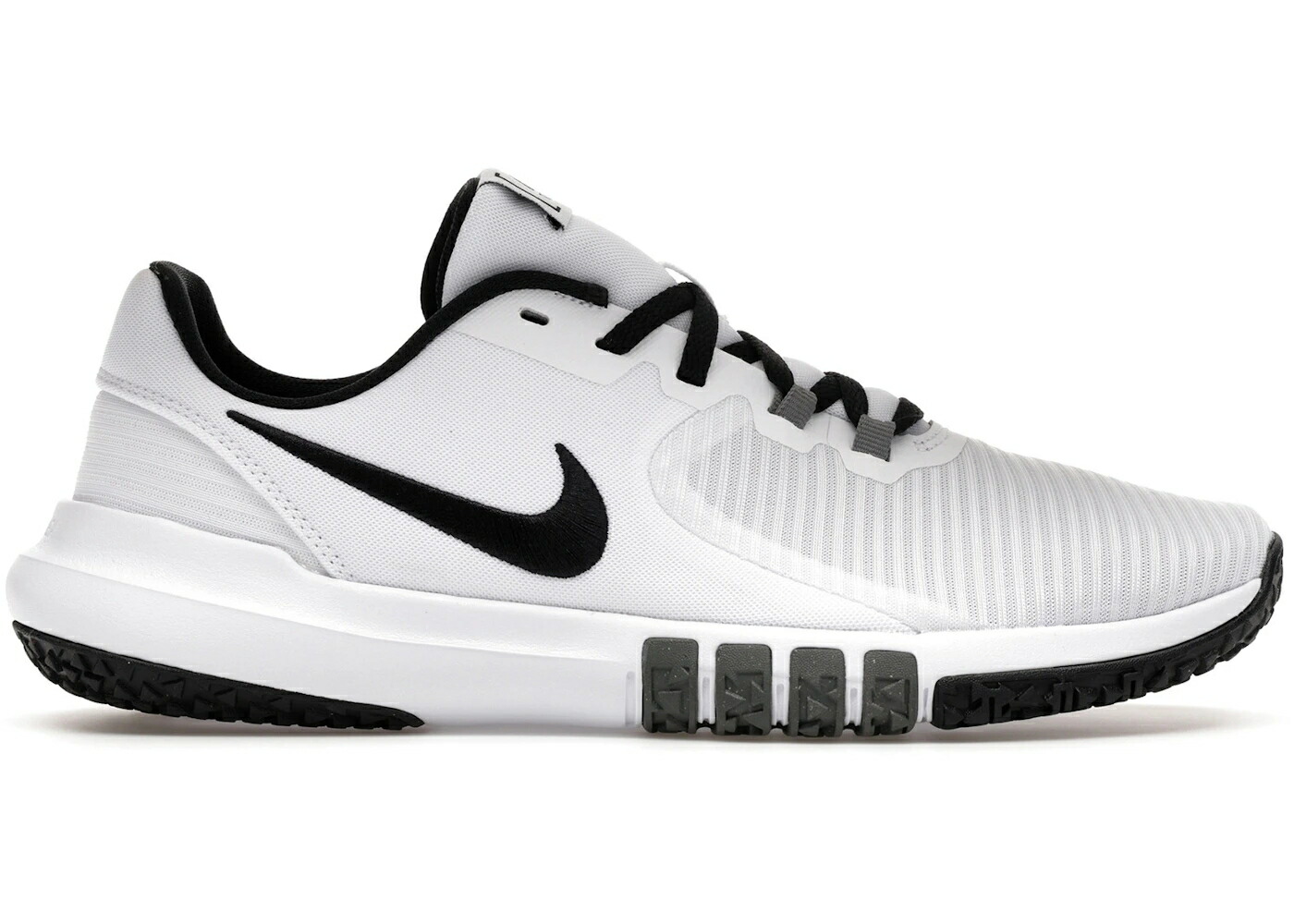 ナイキ 白色 ホワイト 灰色 グレー 黒色 ブラック スニーカー メンズ NIKE FLEX CONTROL 4 WHITE SMOKE GREY BLACK / WHITE SMOKE GREY BLACK