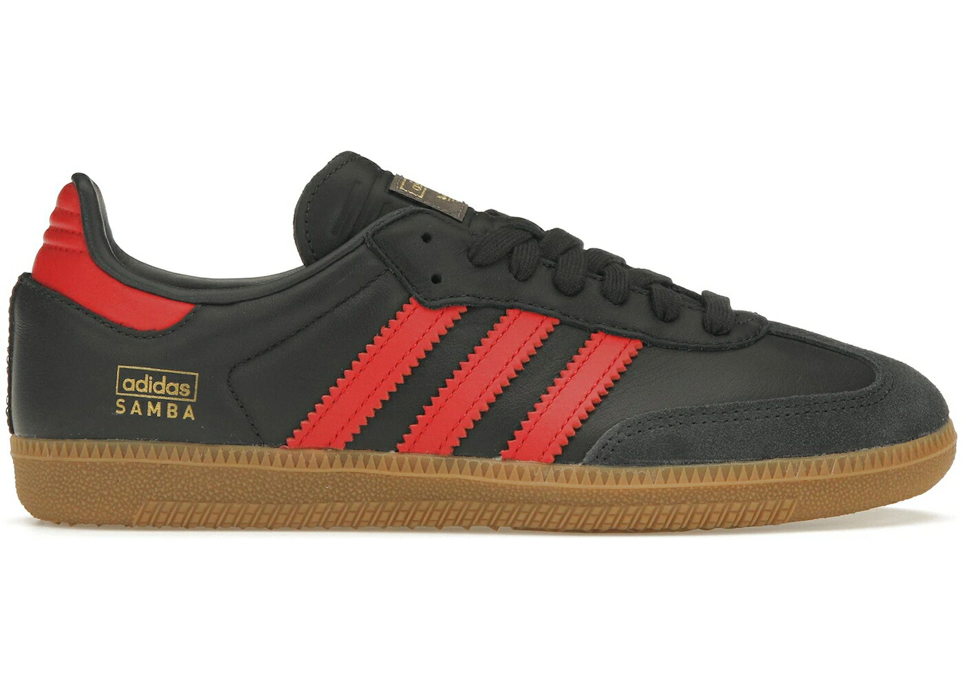 アディダス サンバ カーボン スニーカー メンズ ADIDAS SAMBA OG CARBON BETTER SCARLET / CARBON BETTER SCARLET GUM