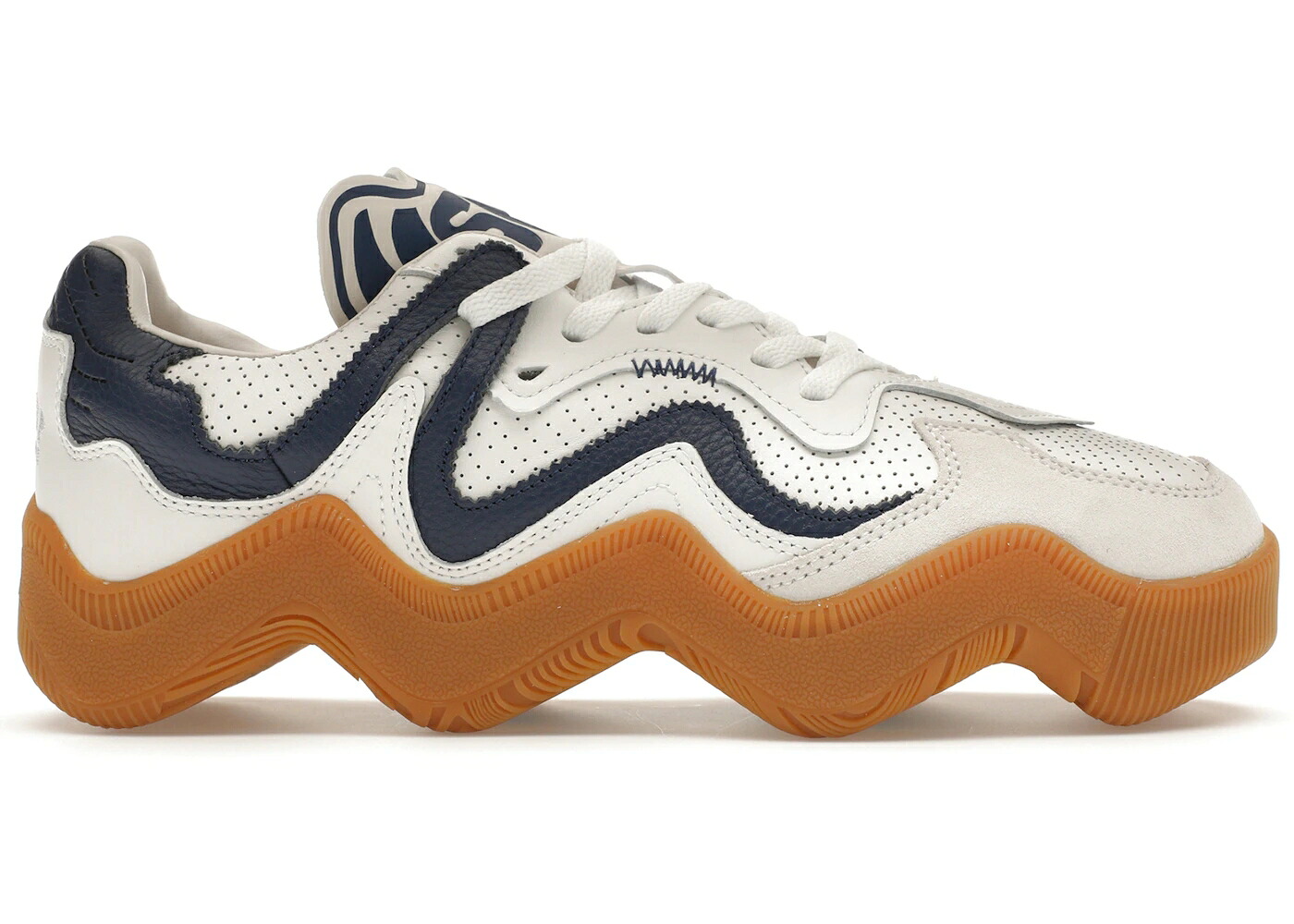 白いこと 白いこと 皮膚軟化剤 紺色 米国海軍 V2.WAV スニーカー メンズ MSCHF WHITE CREAM NAVY / WHITE CREAM NAVY