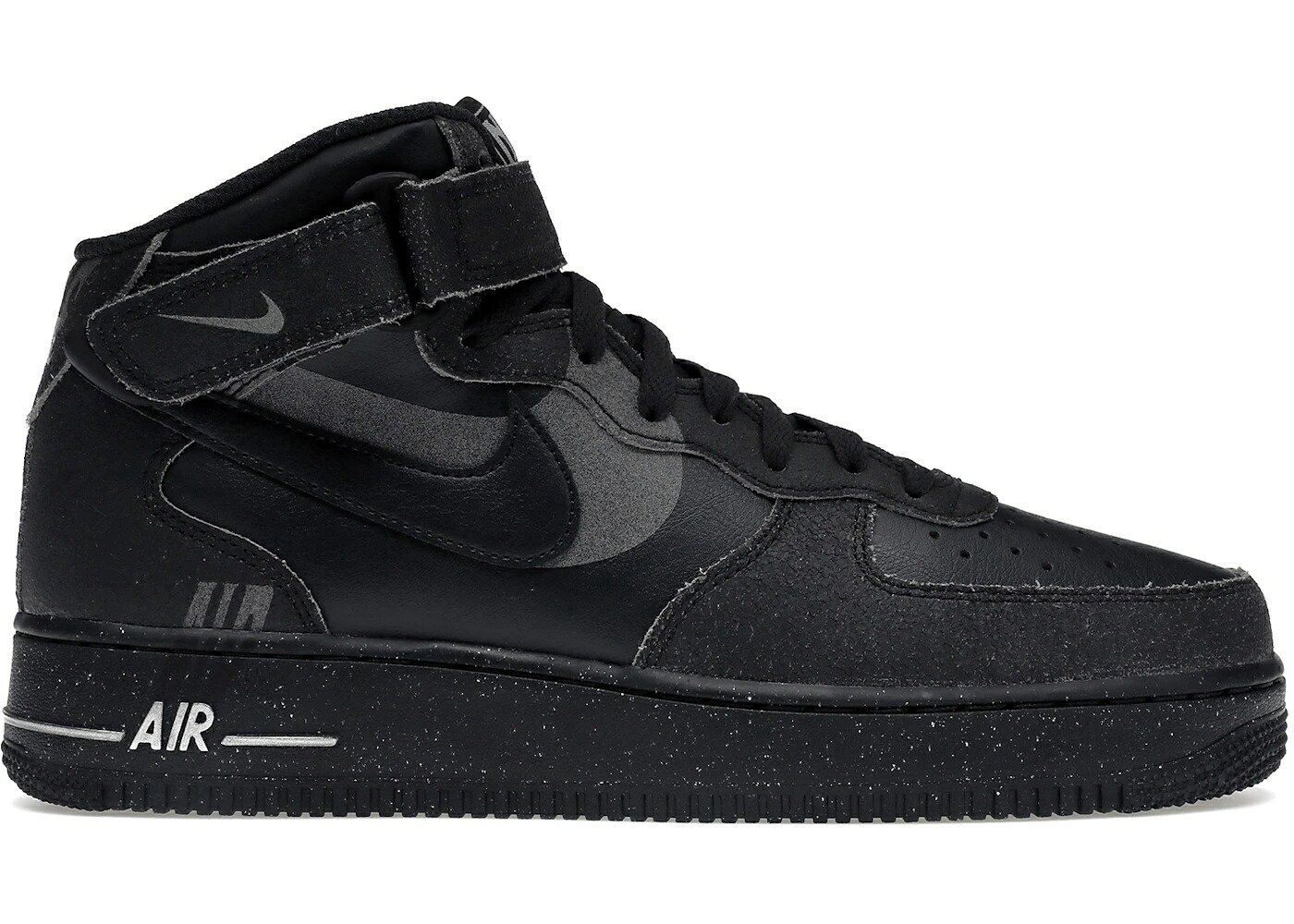 ナイキ ミッド 黒いこと 黒いこと 空軍 \u002707 スニーカー メンズ NIKE AIR FORCE 1 MID LX HALLOWEEN (2022) / OFF NOIR OFF NOIR BLACK LIGHT