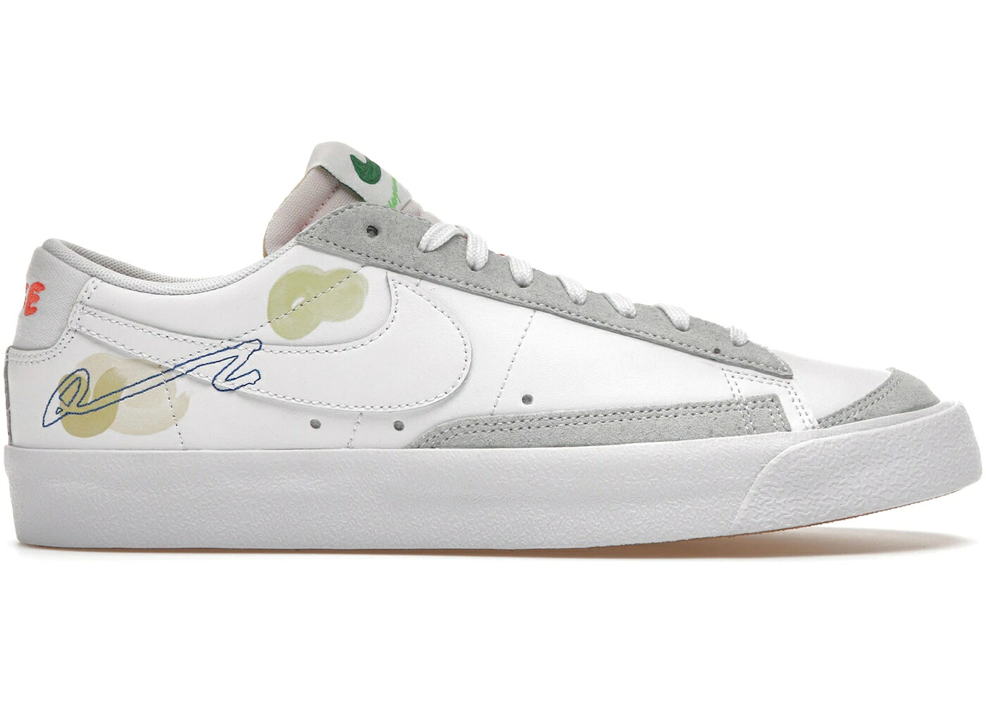 ナイキ ブレイザー 白いこと 白いこと スニーカー メンズ NIKE BLAZER LOW 77 FLYLEATHER MAYUMI YAMASE WHITE / WHITE WHITE WHITE