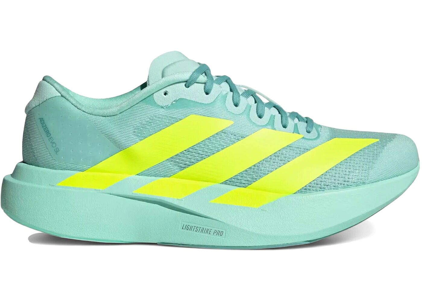 アディダス アディゼロ アクア WOMEN\u0027S スニーカー レディース ADIDAS ADIZERO EVO SL SEMI FLASH AQUA LUCID LEMON (WOMEN\u0027S) / SEMI FLASH AQUA LUCID LEMON MINT