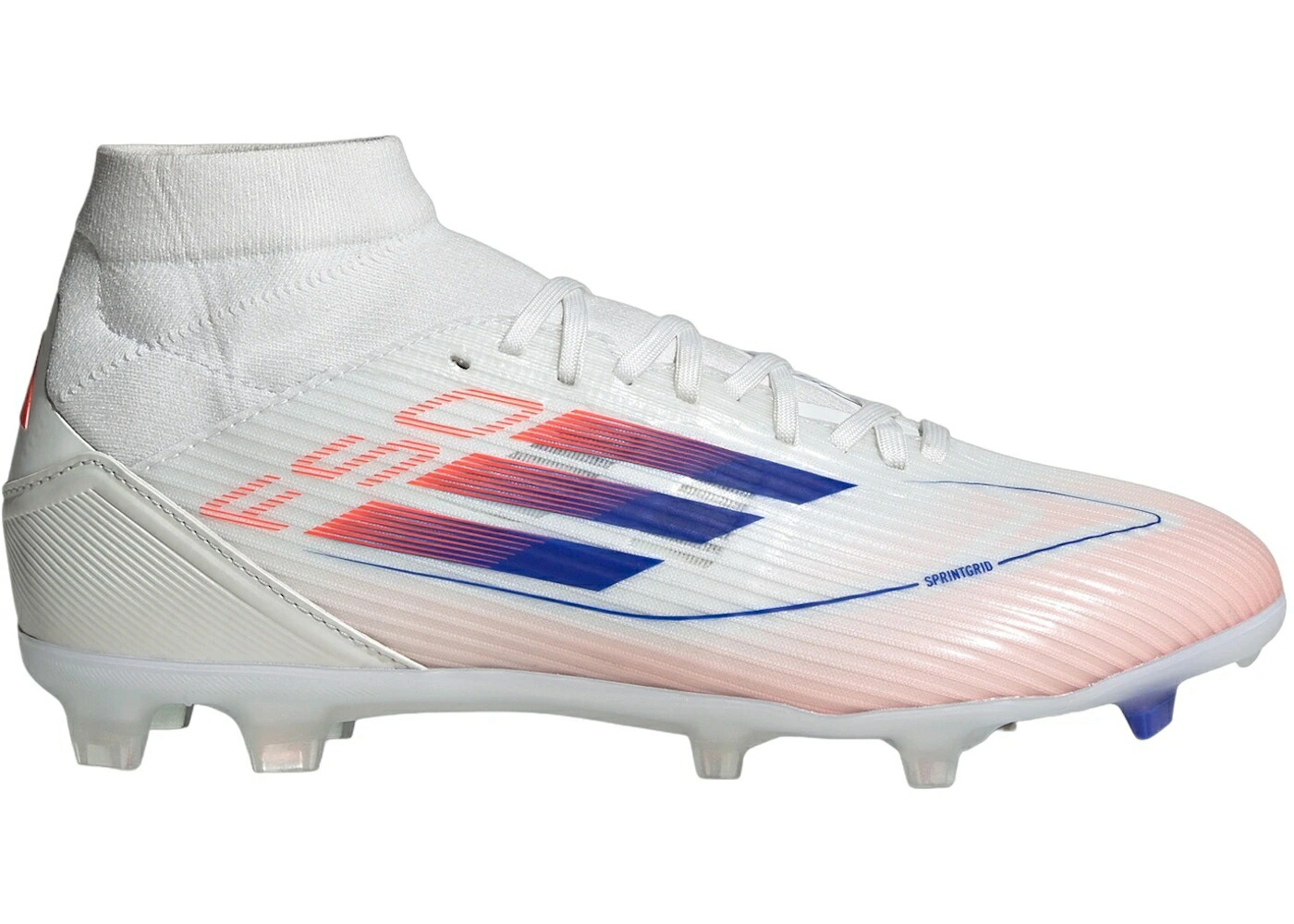 アディダス 白いこと 白いこと 青味 青み 赤 赤いこと WOMEN\u0027S スニーカー レディース ADIDAS F50 LEAGUE MID-CUT FIRM/MULTI-GROUND CLOUD WHITE LUCID BLUE SOLAR RED (WOMEN\u0027S) / CLOUD WHITE LUCID BLUE SOLAR RED
