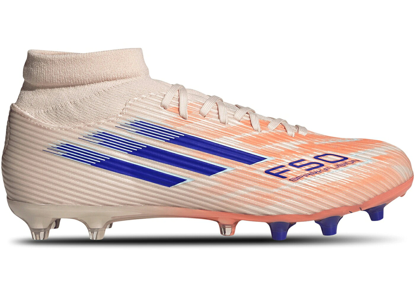 アディダス 橙 オレンジ 青色 ブルー WOMEN'S スニーカー レディース ADIDAS F50 SPARKFUSION LEAGUE MID-CUT FG/AG CORAL BLAZE PACK (WOMEN'S) / BLISS ORANGE LUCID BLUE BEAM