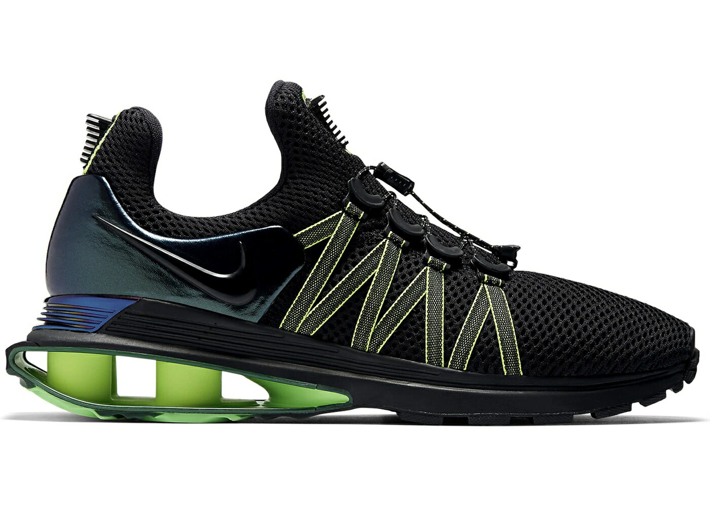 ナイキ ショックス 黒いこと 黒いこと 菩提樹 緑 緑であること スニーカー メンズ NIKE SHOX GRAVITY BLACK HOT LIME / BLACK GORGE GREEN HOT LIME BLACK
