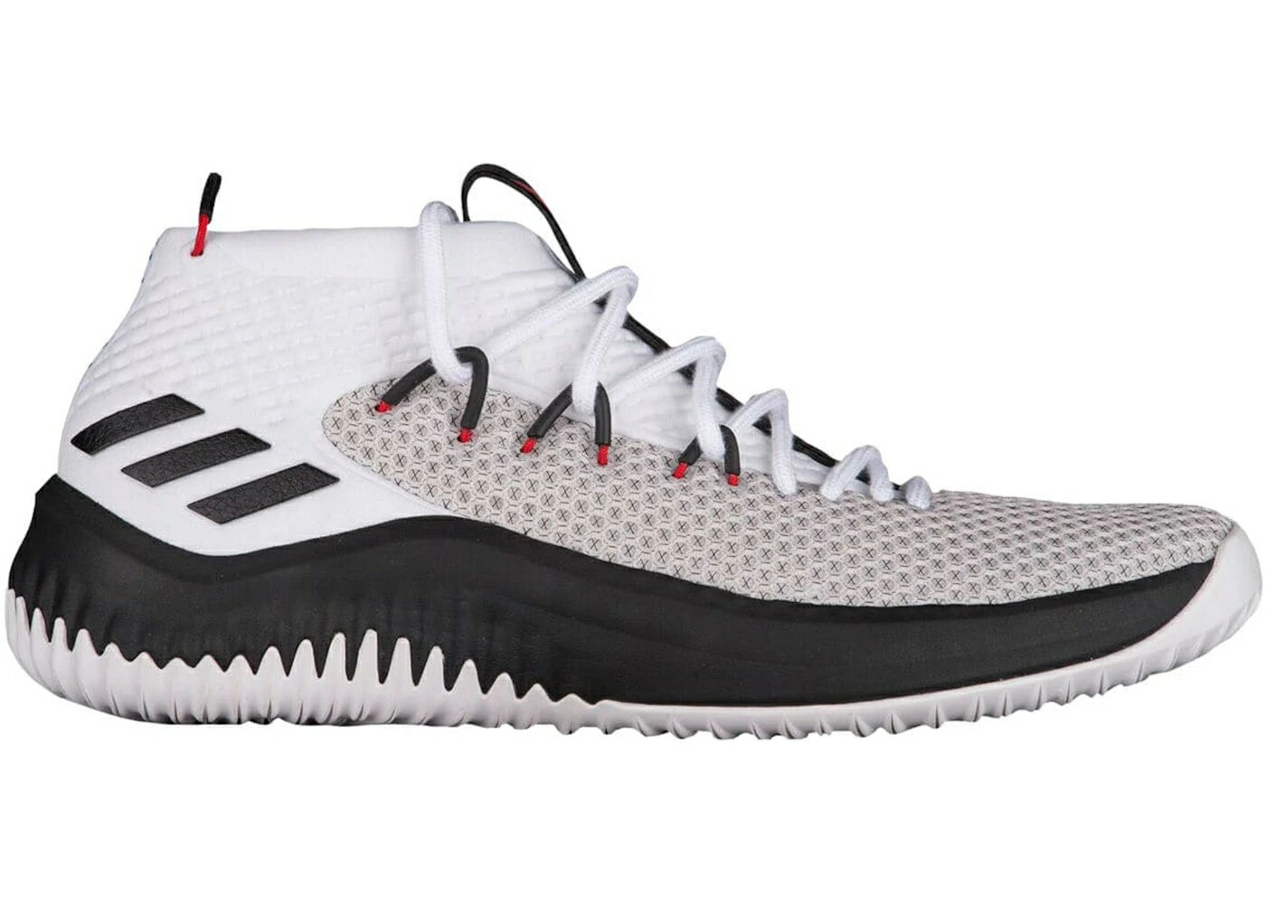 アディダス シティ 白いこと 白いこと 中核グループ 黒いこと 黒いこと スニーカー メンズ ADIDAS DAME 4 RIP CITY / RUNNING WHITE CORE BLACK SCARLET