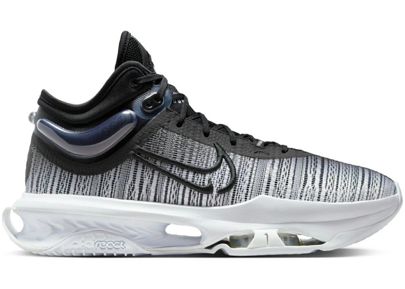 ナイキ 黒色 ブラック 白色 ホワイト 青色 ブルー スニーカー メンズ NIKE GT JUMP 2 LEVITATE / BLACK WHITE GLACIER BLUE BLACK