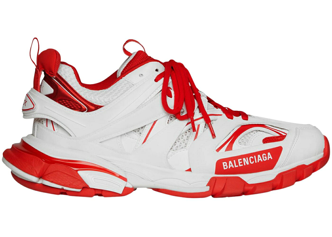 バレンシアガ 貨物自動車 赤 赤いこと 白いこと 白いこと スニーカー メンズ BALENCIAGA TRACK RED WHITE / RED WHITE