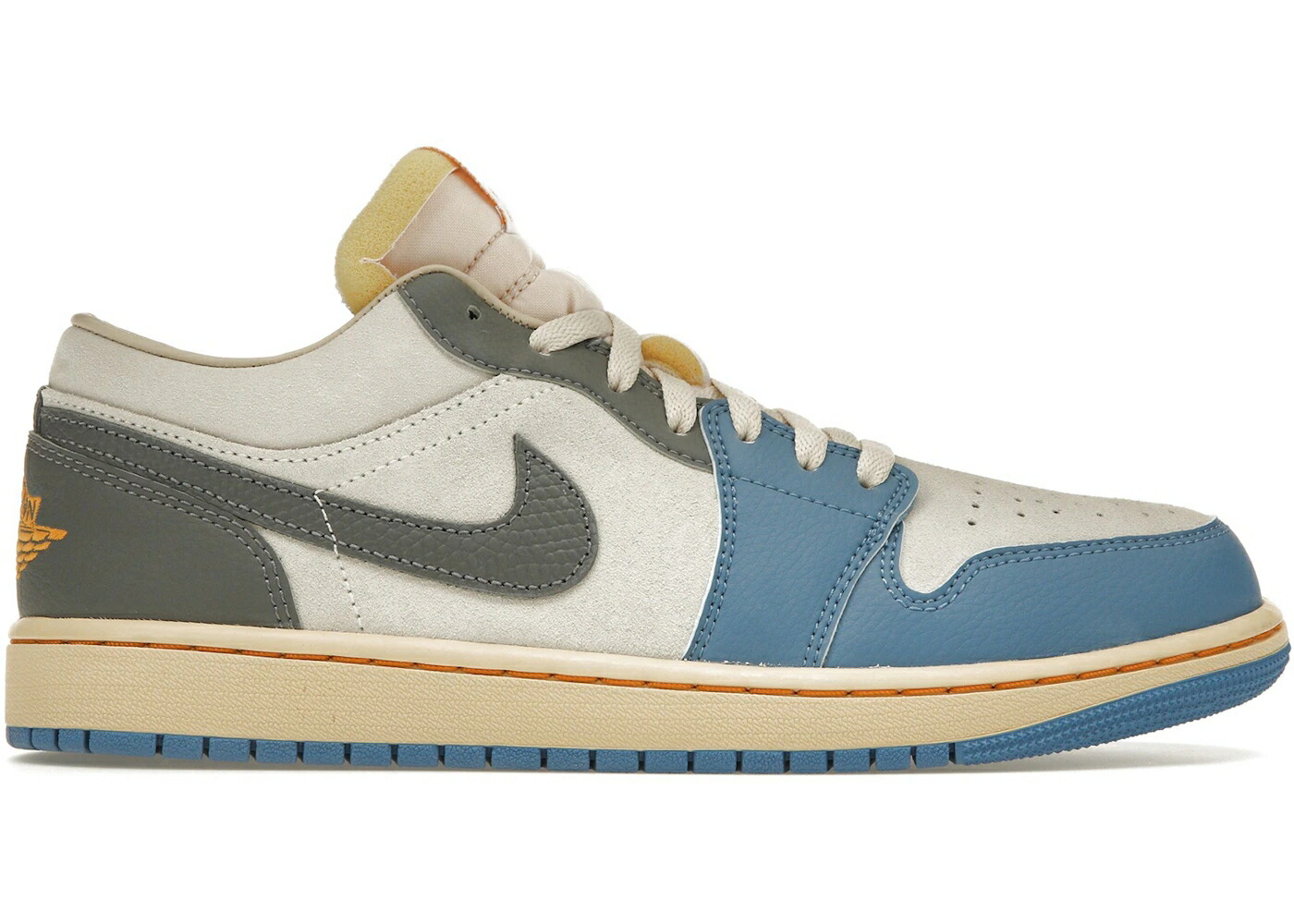 ナイキ ジョーダン ビンテージ ヴィンテージ 灰色 グレー 白色 ホワイト 青色 ブルー スニーカー メンズ JORDAN 1 LOW VINTAGE UNC GREY / WHITE UNIVERSITY BLUE GREY SAIL