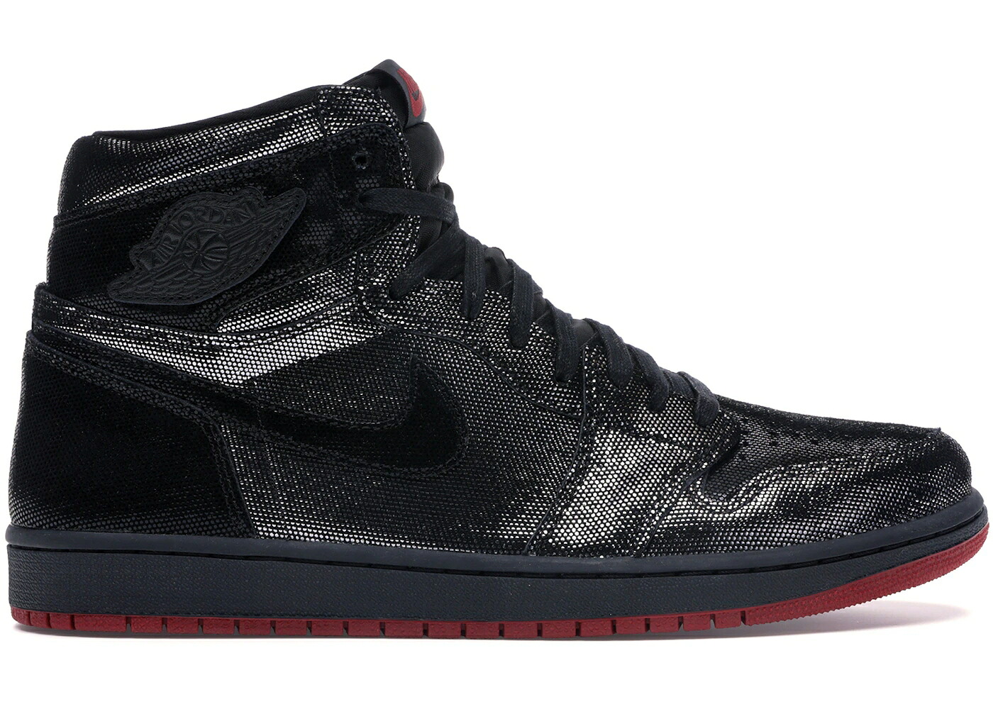 ナイキ ジョーダン ご機嫌 黒いこと 黒いこと 赤 赤いこと スニーカー メンズ JORDAN 1 RETRO HIGH SP GINA (SPECIAL BOX) / BLACK RED