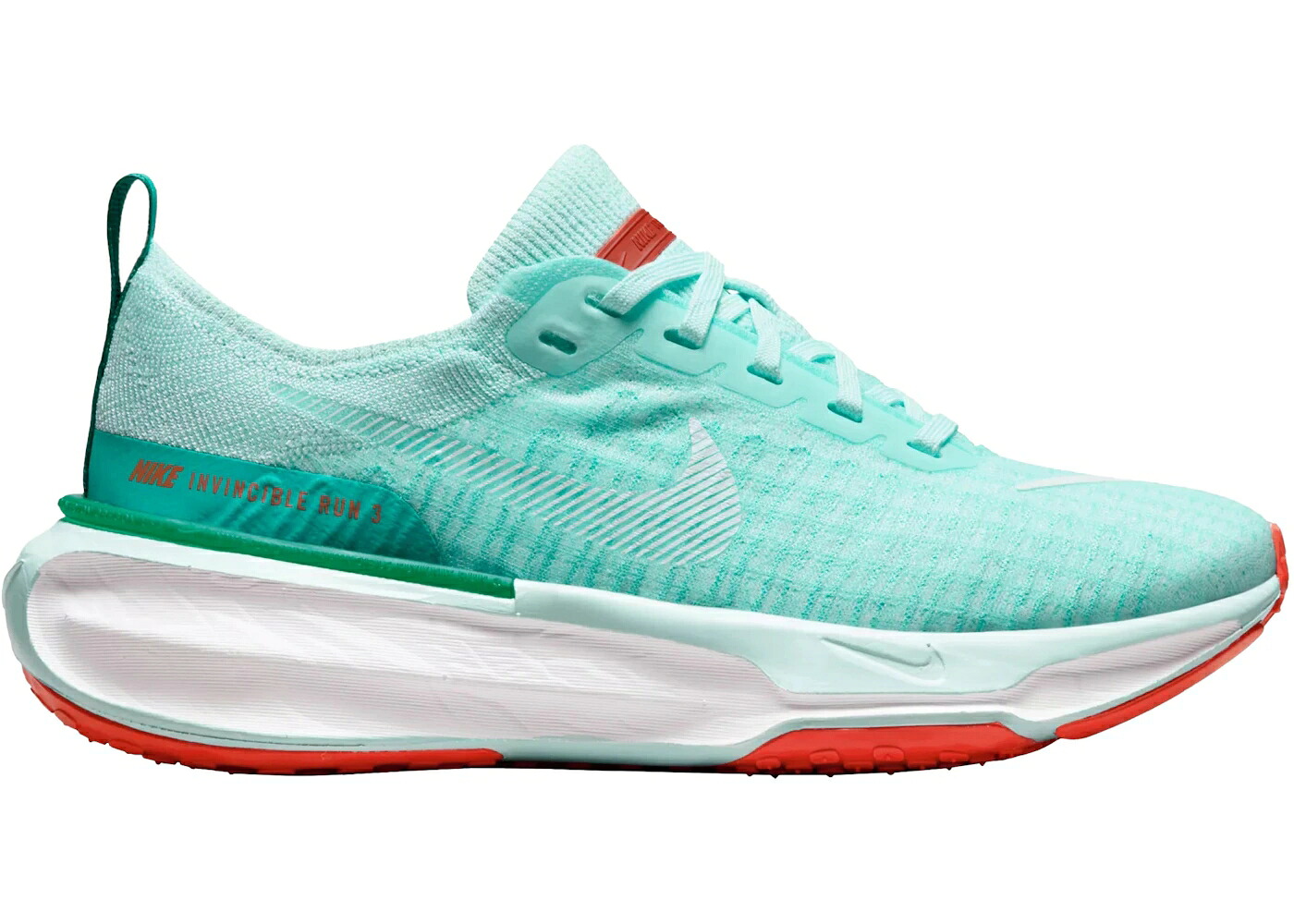 ナイキ 幽客 翡翆 ジェード 白いこと 白いこと WOMEN\u0027S スニーカー レディース NIKE ZOOMX INVINCIBLE RUN 3 JADE ICE (WOMEN\u0027S) / JADE ICE WHITE CLEAR JADE