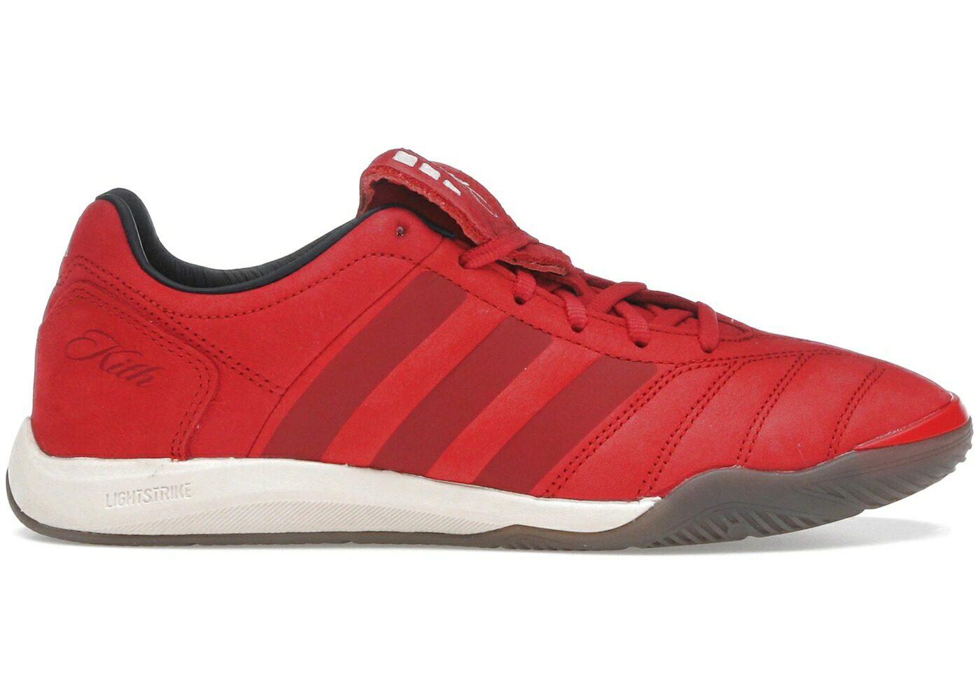 アディダス プレデター 赤 レッド 白色 ホワイト スニーカー メンズ ADIDAS PREDATOR 2002 IC KITH RED WHITE / RED WHITE