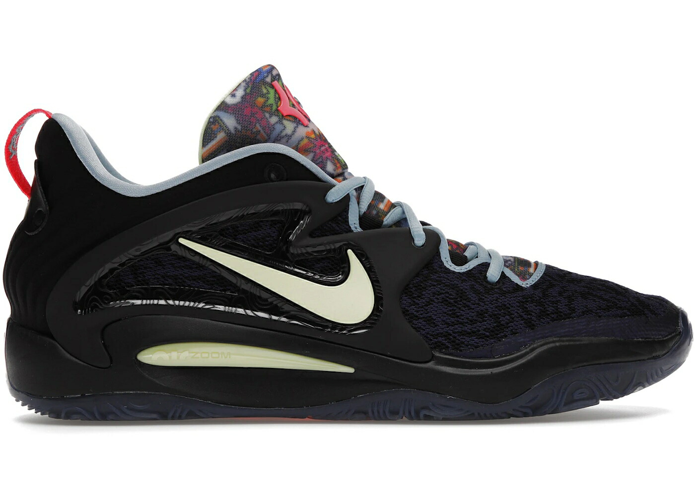 ナイキ 黒色 ブラック 青色 ブルー スニーカー メンズ NIKE KD 15 BEGINNINGS / BLACK BOARDER BLUE SANDDRIFT