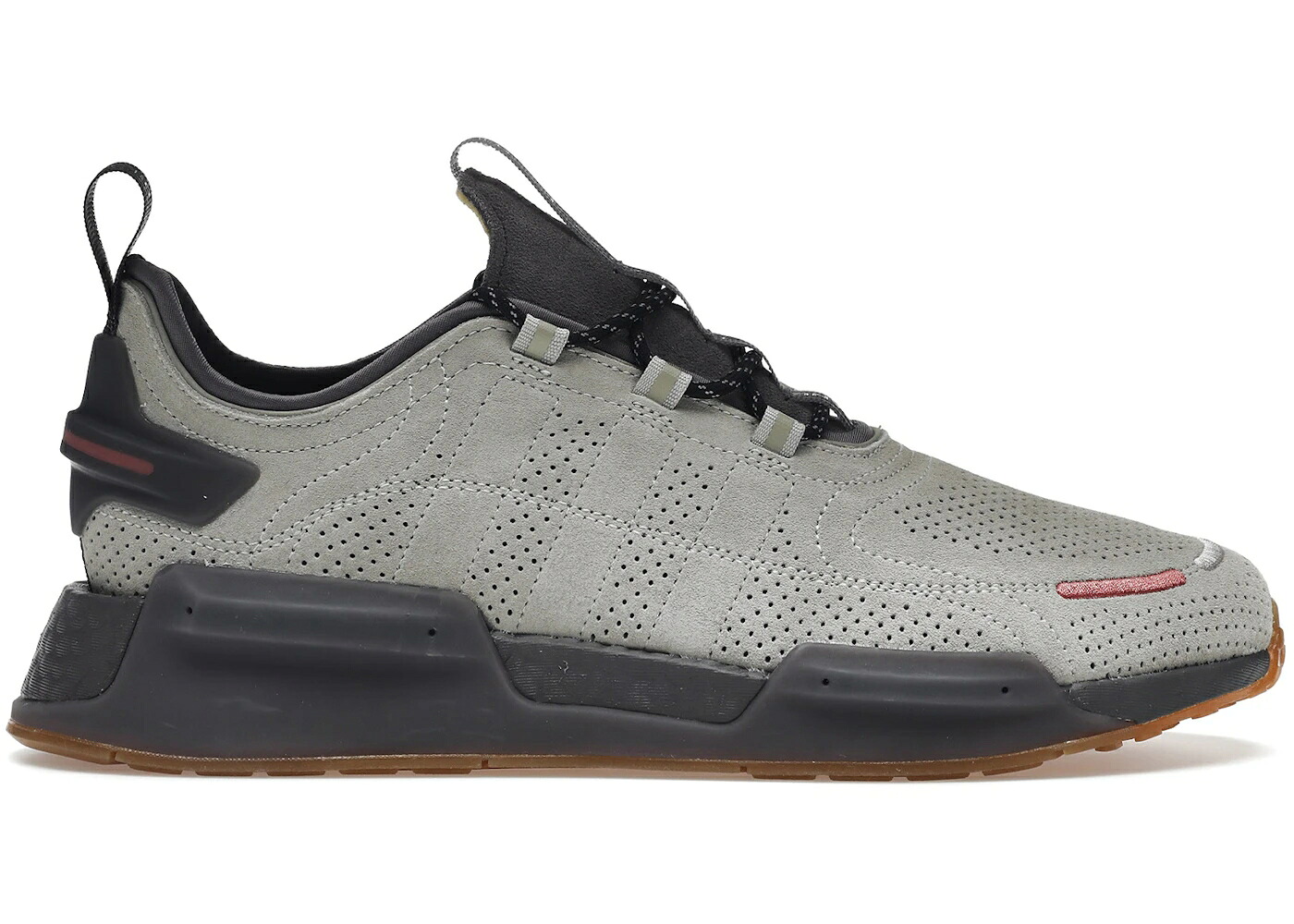 アディダス メタル 灰色 グレー 白色 ホワイト コア スニーカー メンズ ADIDAS NMD R1 V3 METAL GREY / METAL GREY CLOUD WHITE CORE