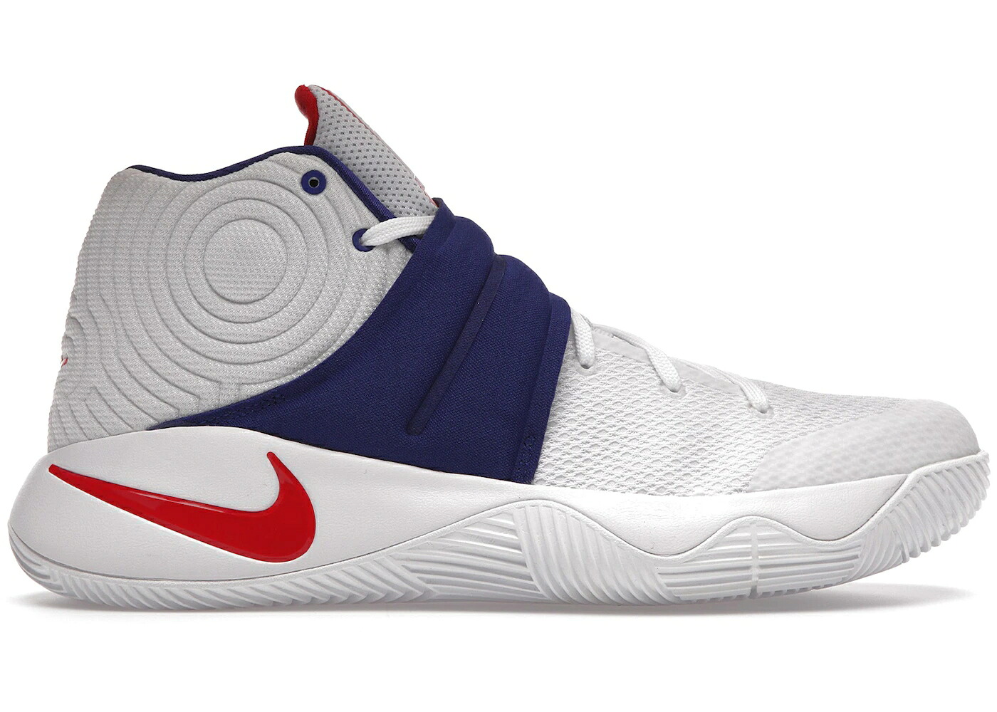ナイキ カイリー 白いこと 白いこと 赤 赤いこと ディープ スニーカー メンズ NIKE KYRIE 2 USA / WHITE UNIVERSITY RED DEEP ROYAL