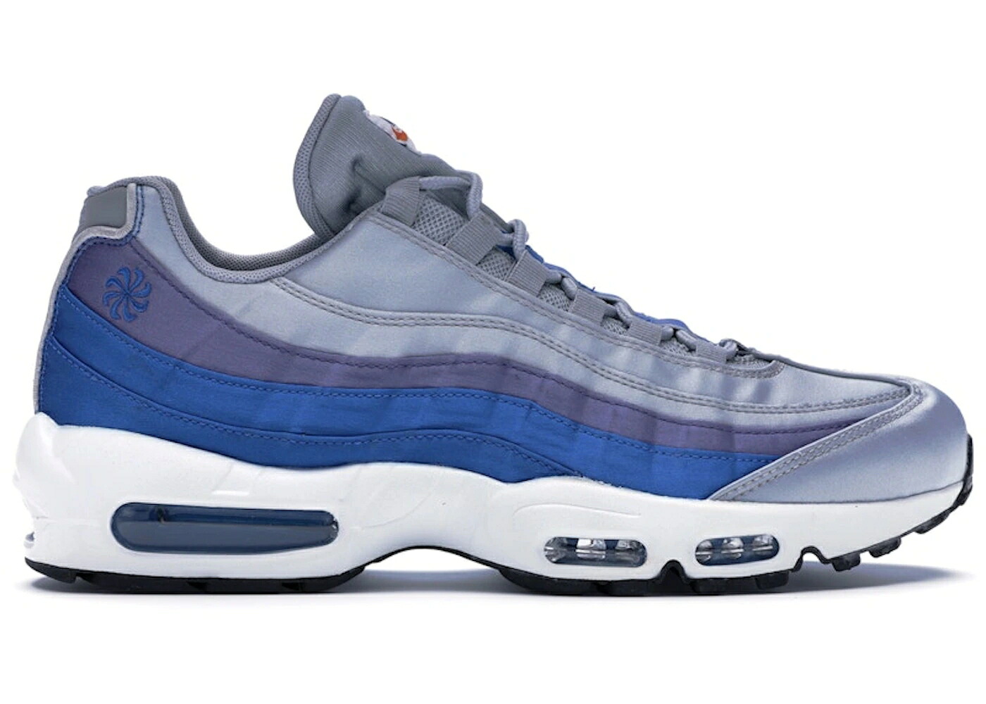 ナイキ マックス 青色 ブルー 灰色 グレー 紫 パープル エアマックス スニーカー メンズ NIKE AIR MAX 95 PINWHEEL BLUE NEBULA / WOLF GREY BLUE NEBULA PURPLE