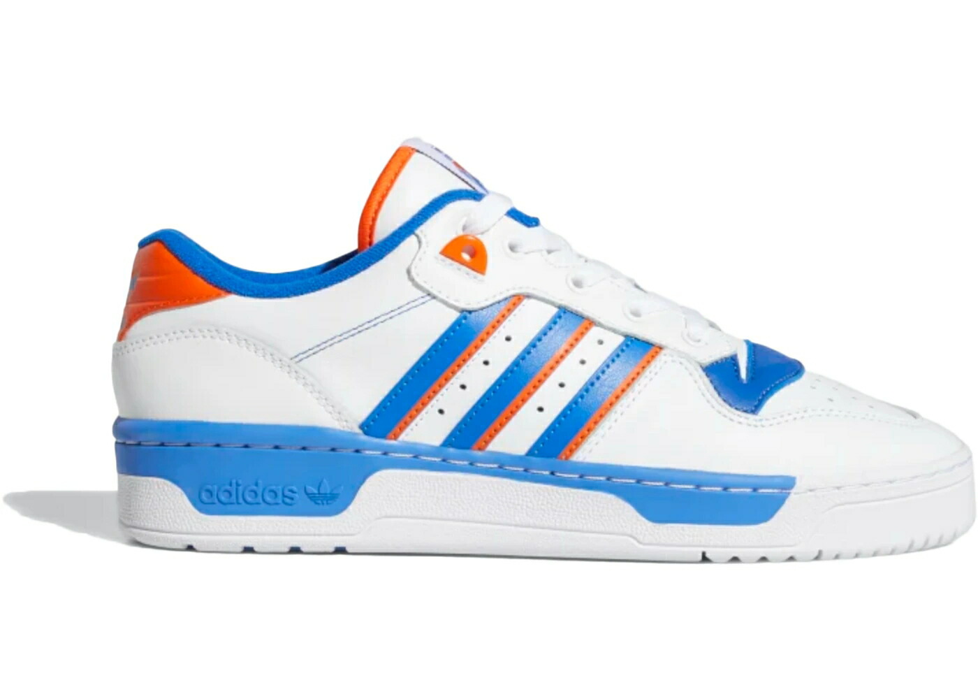 アディダス 白色 ホワイト 青色 ブルー 橙 オレンジ スニーカー メンズ ADIDAS RIVALRY LOW CLOUD WHITE BLUE / CLOUD WHITE BLUE ORANGE