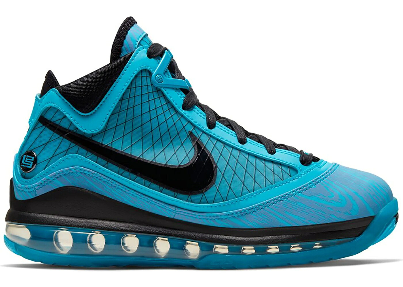 ナイキ レブロン 青色 ブルー 黒色 ブラック ジュニア キッズ NIKE LEBRON 7 ALL-STAR (2020) (GS) / CHLORINE BLUE BLACK ベビー マタニティ スニーカー|スニケス