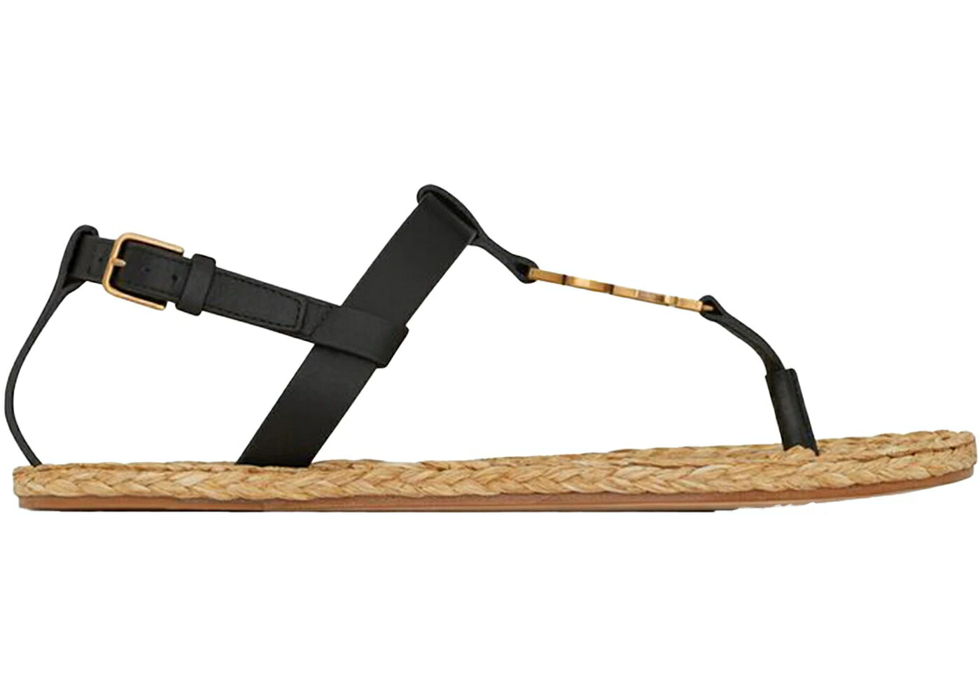 サンローラン サンダル 黒色 ブラック レザー スニーカー レディース SAINT LAURENT SAINT LAURENT CASSANDRA SANDALS BLACK LEATHER /