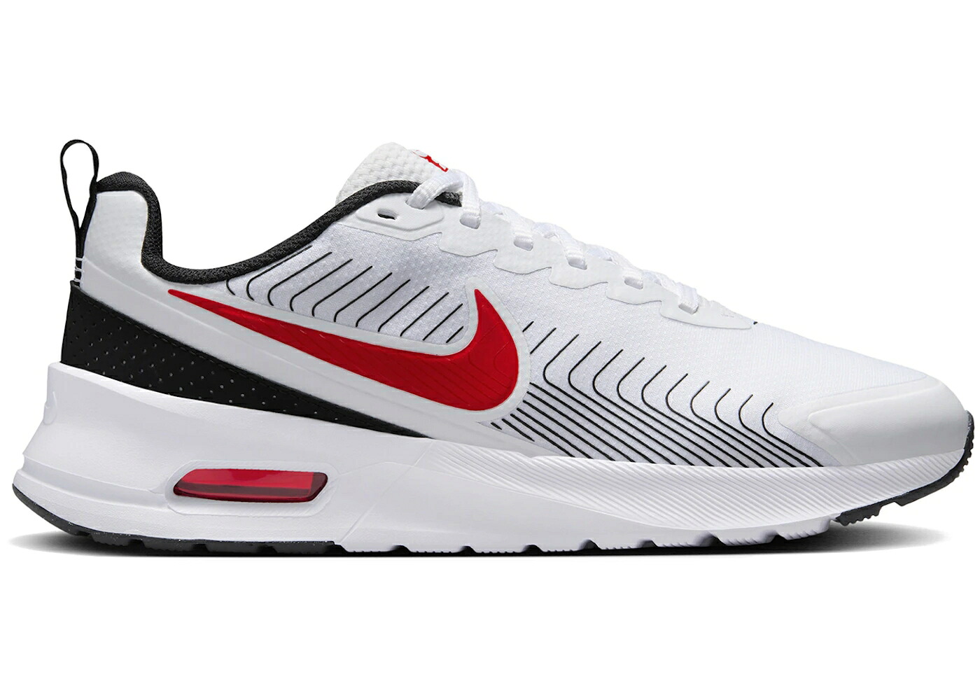 ナイキ マックス 白いこと 白いこと 黒いこと 黒いこと 赤 赤いこと 大気圏マックス スニーカー メンズ NIKE AIR MAX NUAXIS WHITE BLACK UNIVERSITY RED / WHITE BLACK WHITE UNIVERSITY RED