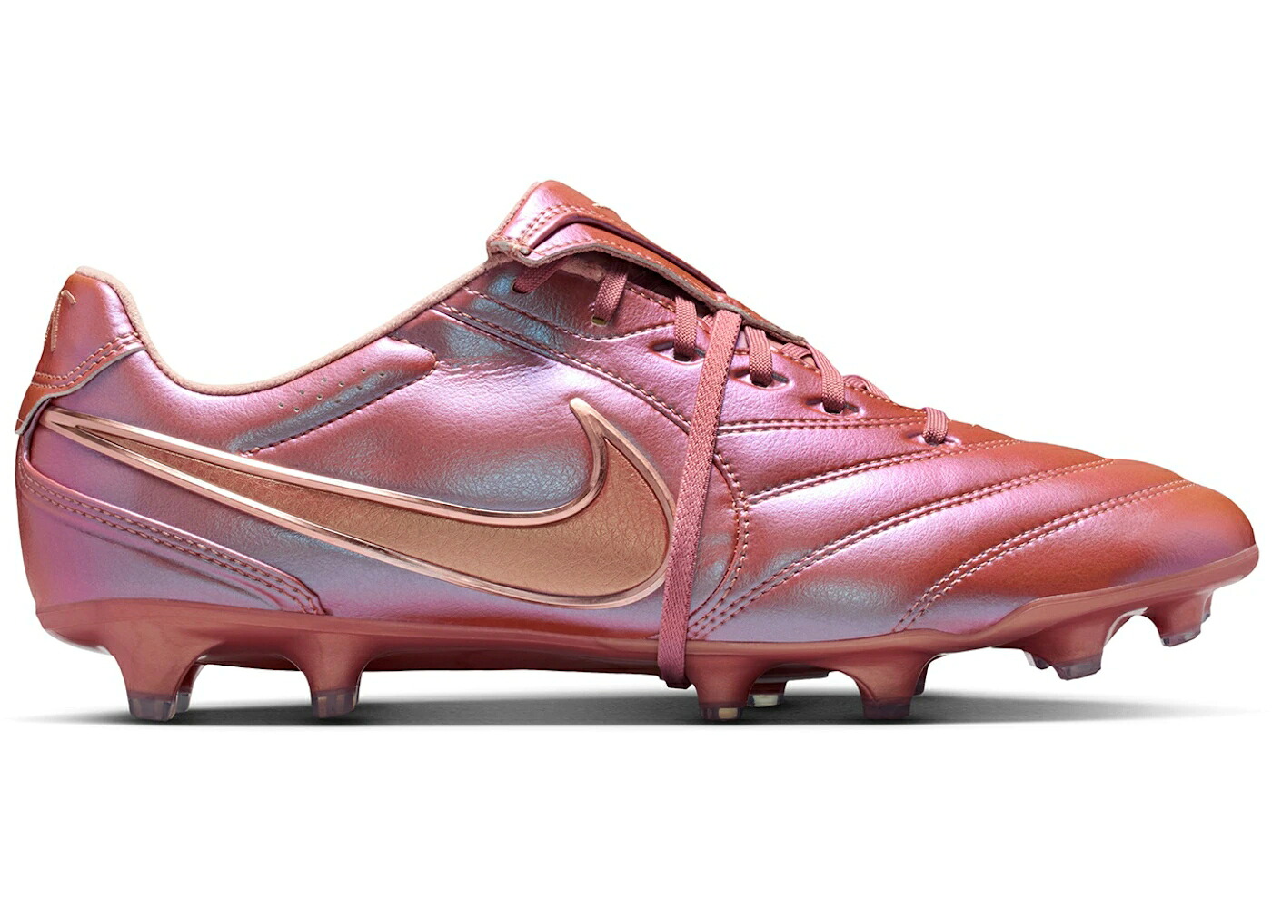 ナイキ ティエンポ プロ 赤 レッド 銅 ブロンズ ローズ ゴールド スニーカー メンズ NIKE TIEMPO LIGERA PRO FG LE METALLIC RED BRONZE ROSE GOLD / METALLIC RED BRONZE METALLIC