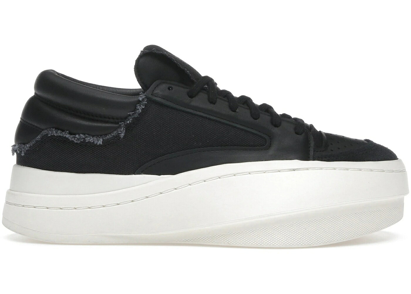 アディダス 黒色 ブラック 白色 ホワイト スニーカー メンズ ADIDAS Y-3 CENTENNIAL LOW BLACK OFF WHITE / BLACK BLACK OFF WHITE
