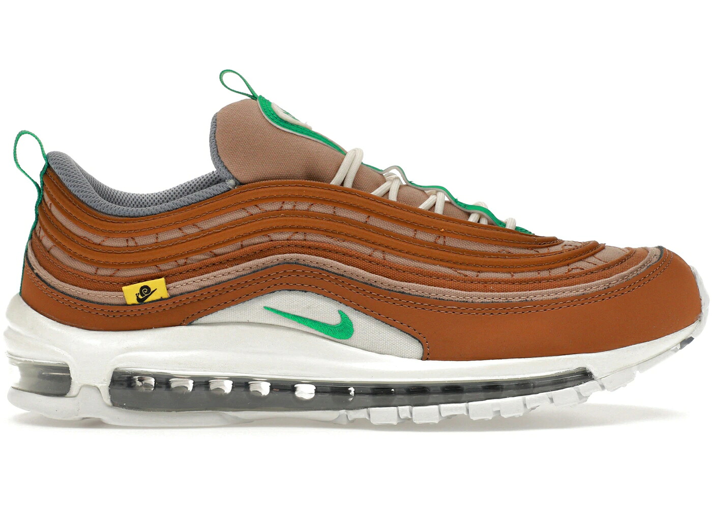 ナイキ マックス 闘技場 緑 緑であること 赤銅色 赤銅色 エア湖マックス スニーカー メンズ NIKE AIR MAX 97 MOVING COMPANY / HEMP STADIUM GREEN ALE BROWN