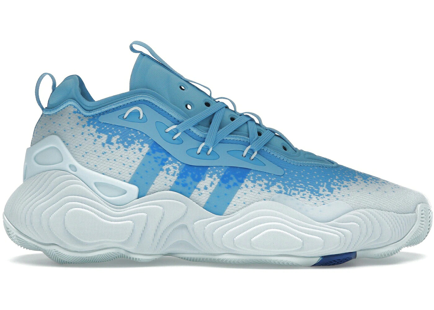 アディダス 青味 青み 張りさける 天の原 スニーカー メンズ ADIDAS TRAE YOUNG 3 SEMI BLUE BURST ROYAL SKY TINT / SEMI BLUE BURST ROYAL BLUE SKY