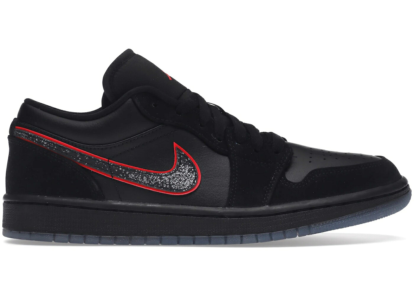 ナイキ ジョーダン 黒色 ブラック 赤 レッド スニーカー メンズ JORDAN 1 LOW BLACK RED ORBIT / BLACK BLACK RED ORBIT|スニケス